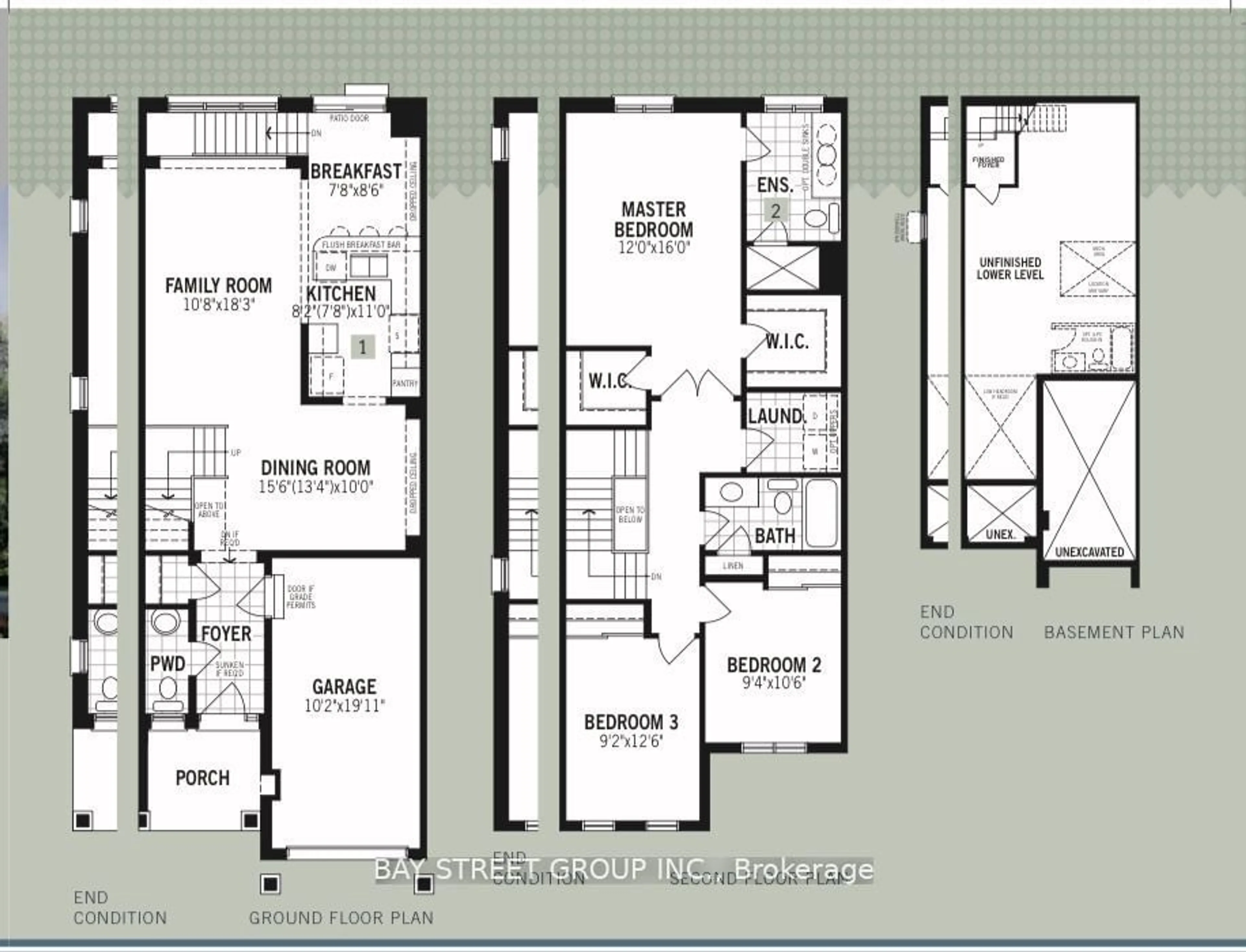 Floor plan for 92 Abigail Cres, Caledon Ontario L7C 2J3