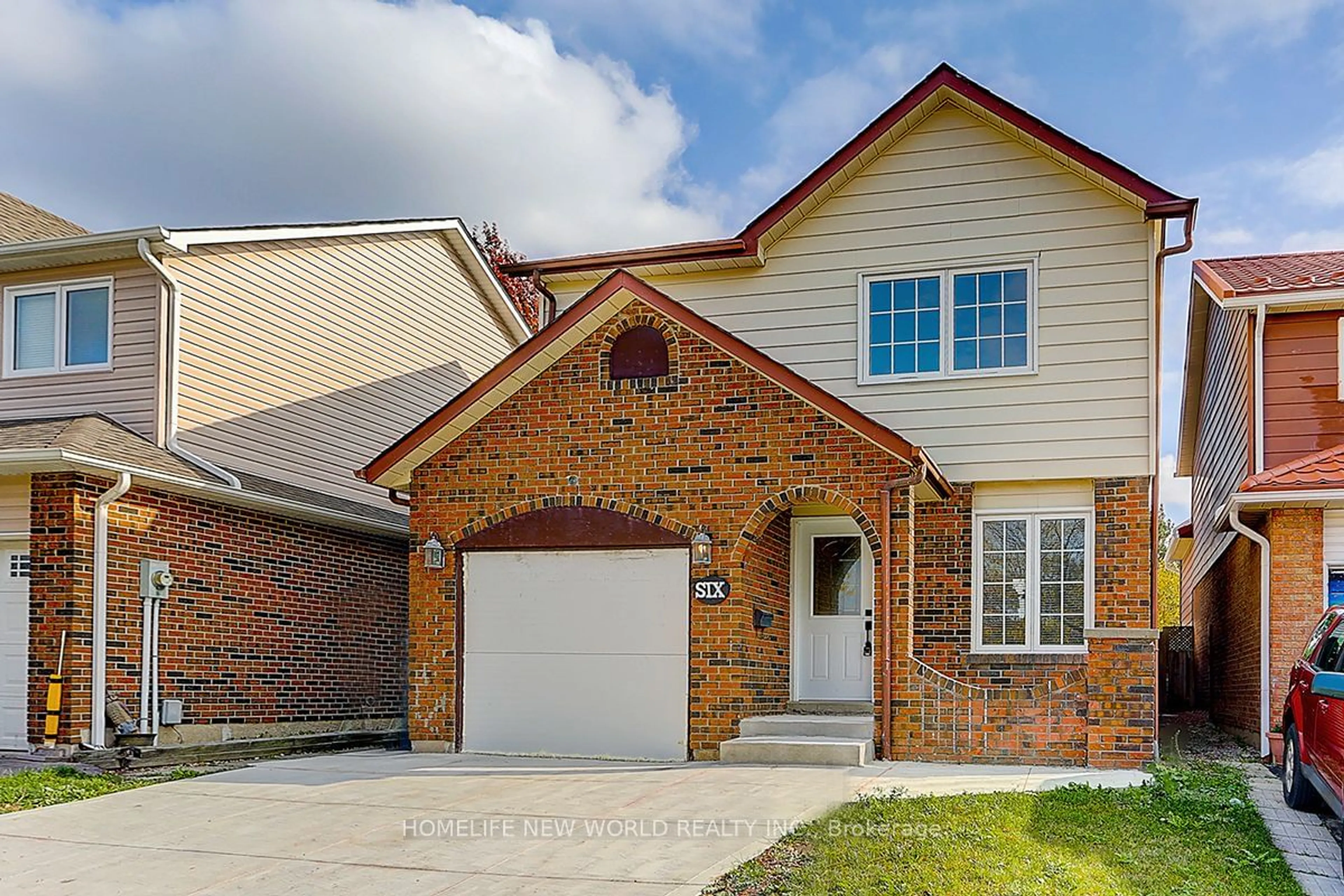 Home with brick exterior material for 6 Foxacre Row, Brampton Ontario L6V 3P5
