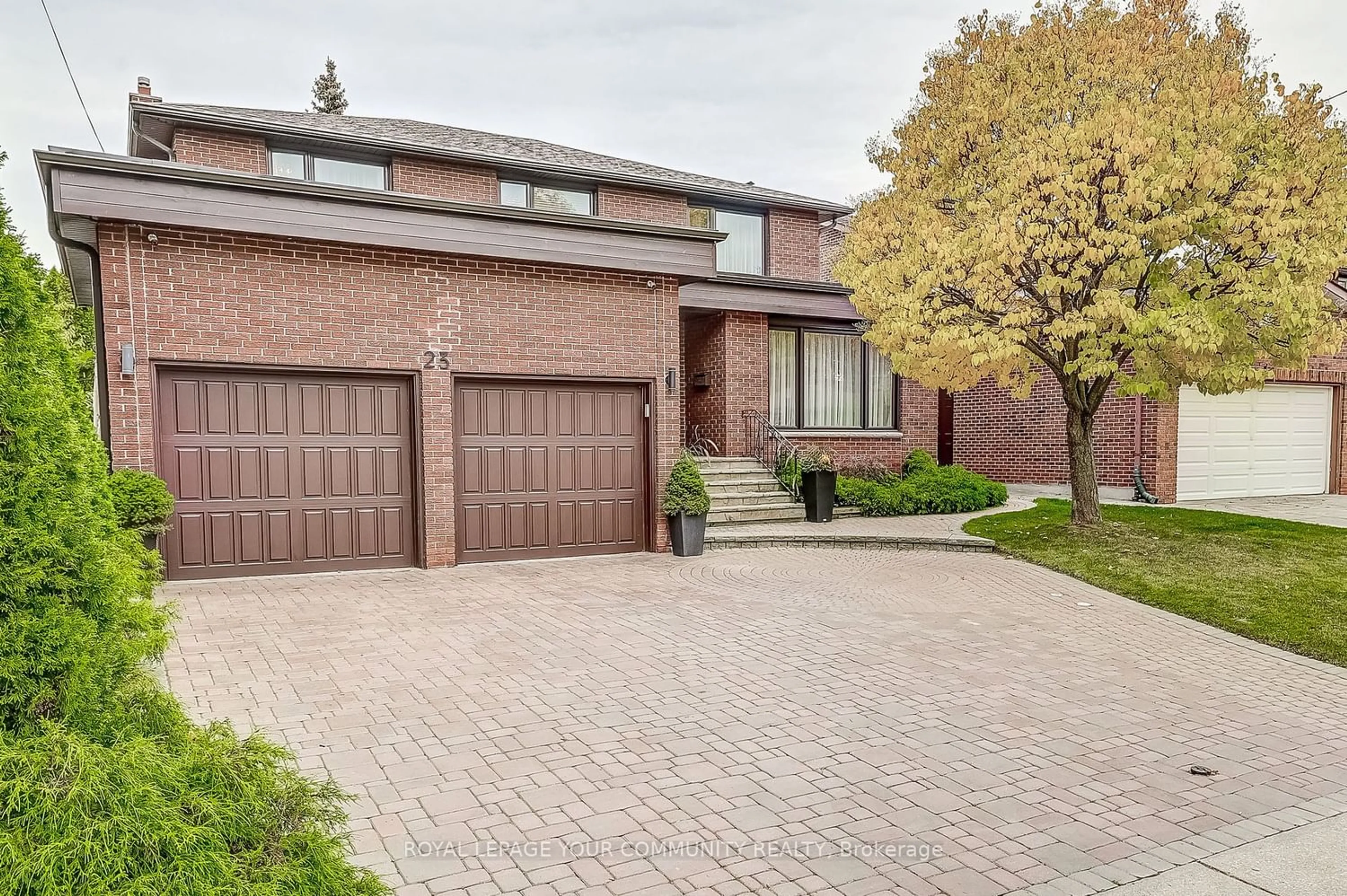 Home with brick exterior material for 23 Radway Ave, Toronto Ontario M9C 1J7
