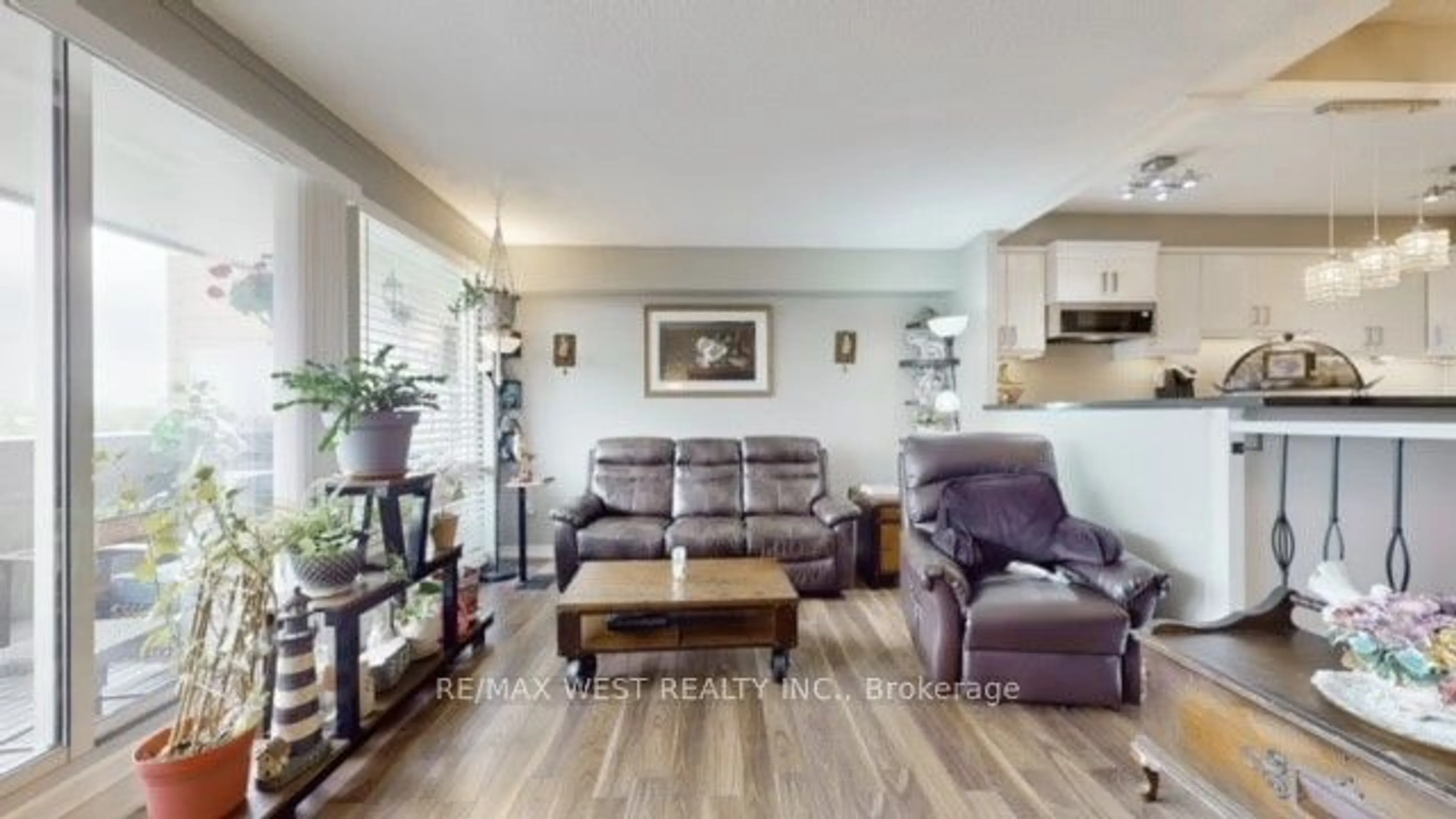 Living room for 240 Scarlett Rd #1304, Toronto Ontario M6N 4X4