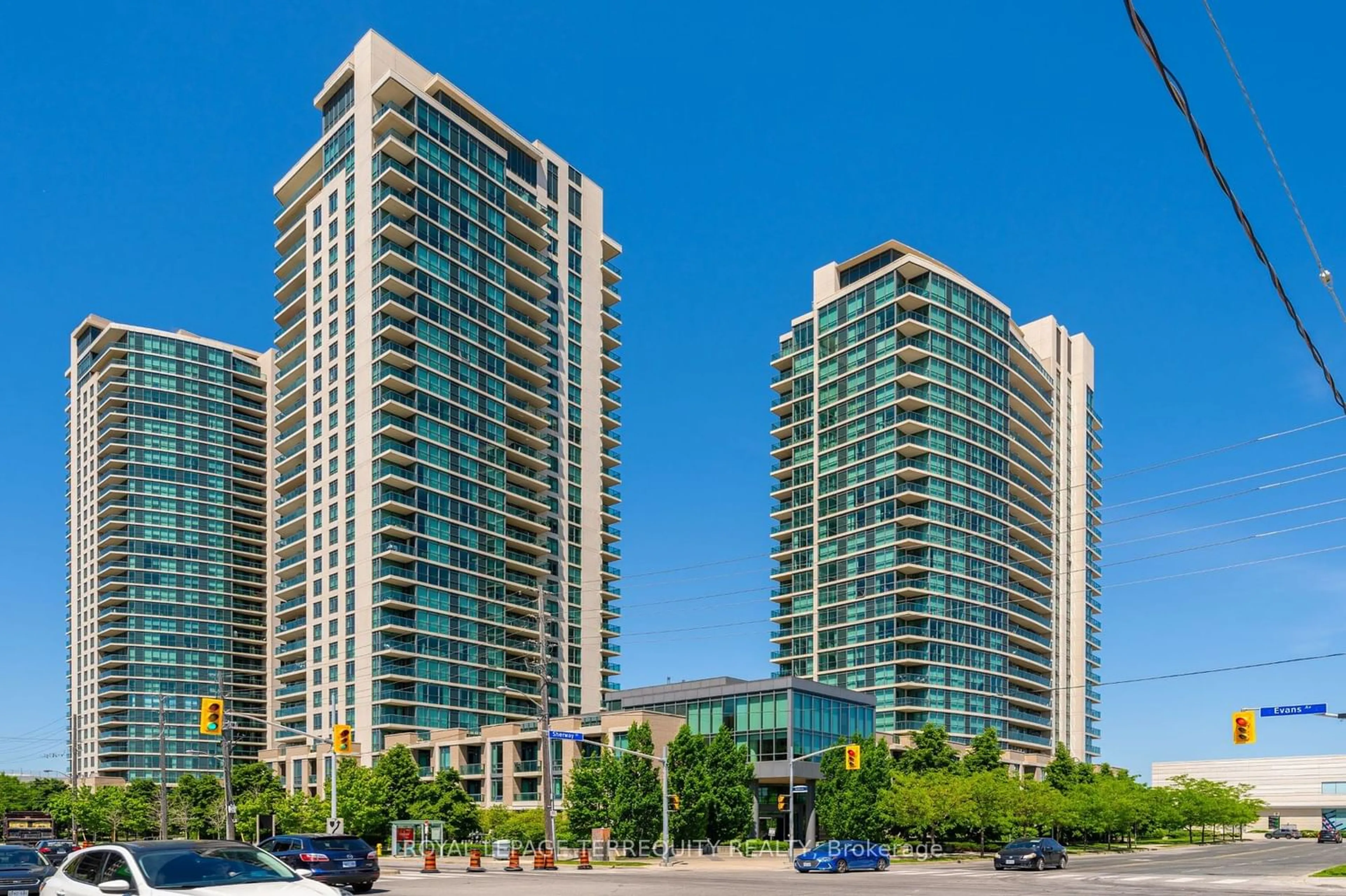 A pic from exterior of the house or condo for 205 Sherway Gardens Rd #1201, Toronto Ontario M9C 0A5