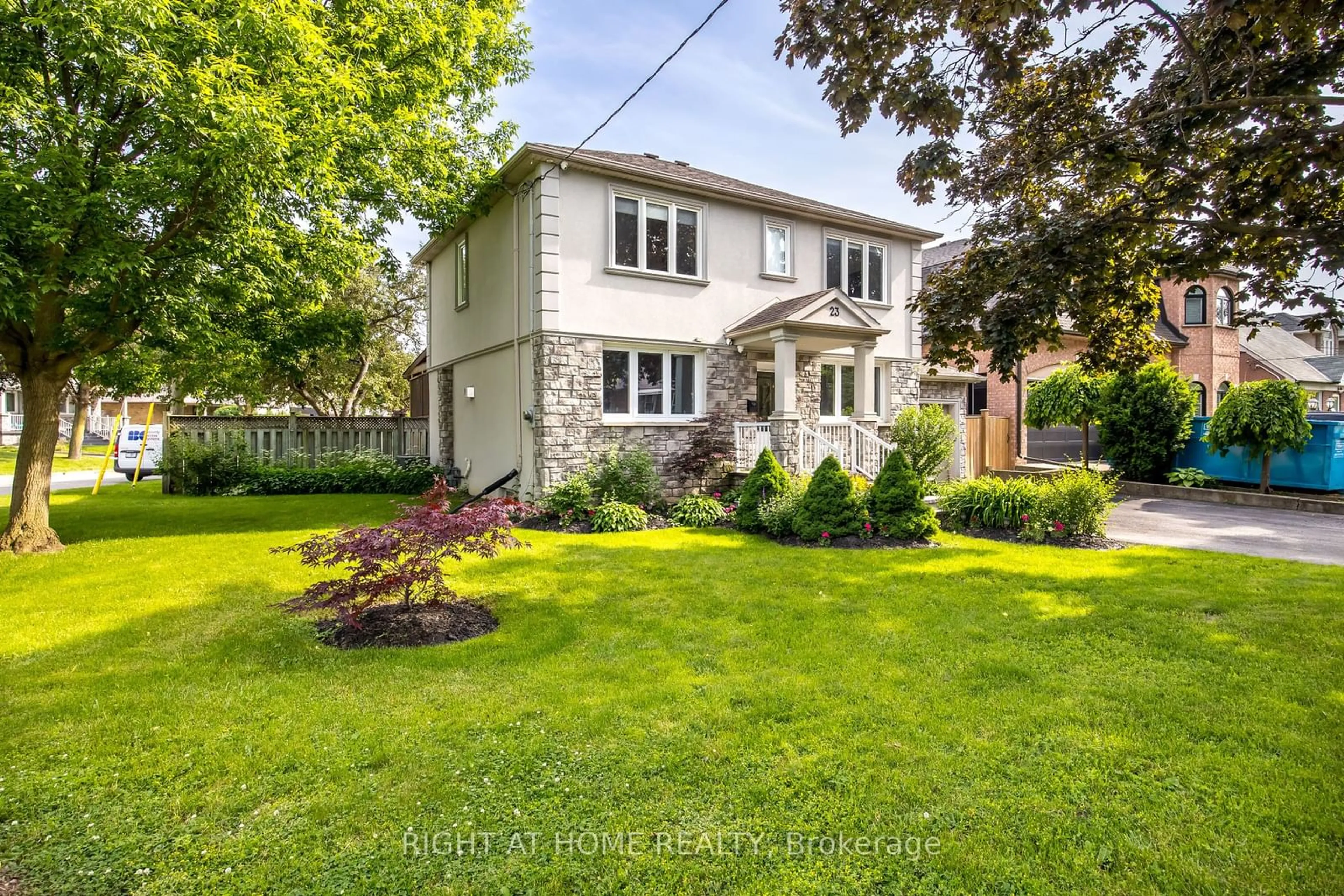 Frontside or backside of a home for 23 Melody Rd, Toronto Ontario M9M 1C9