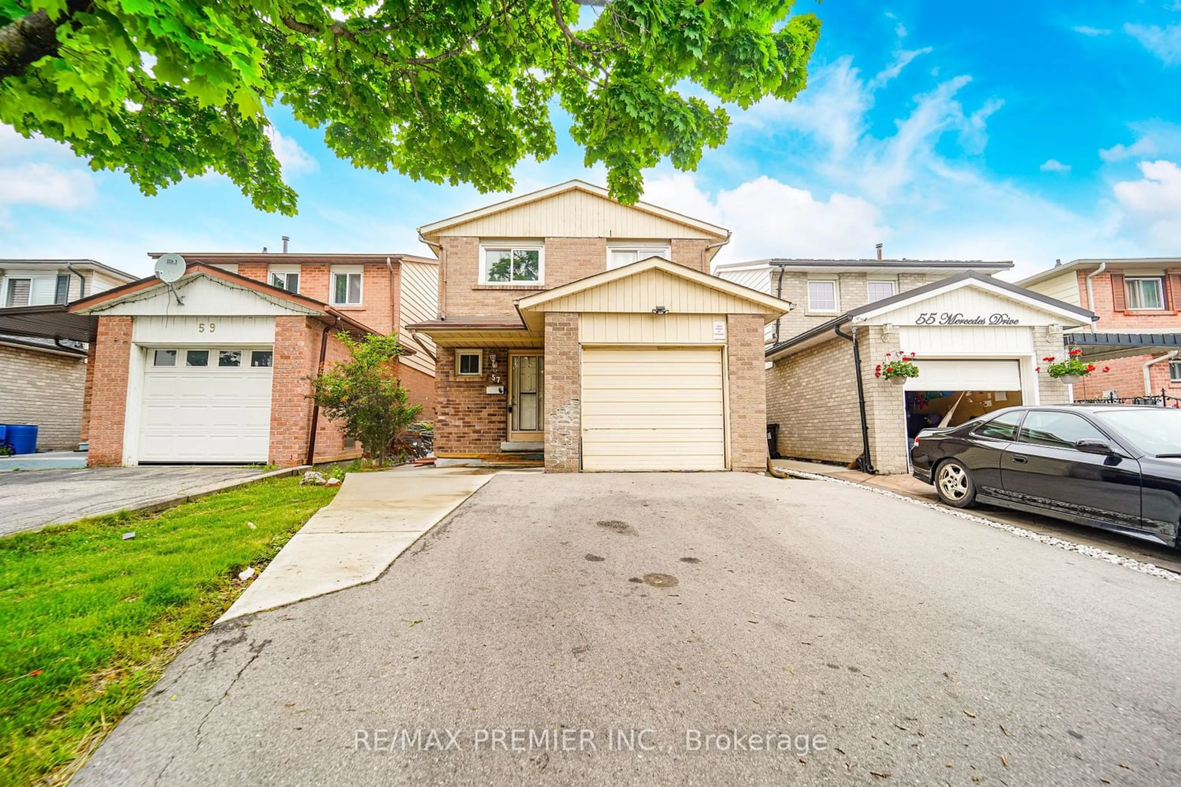 Frontside or backside of a home for 57 Mercedes Dr, Toronto Ontario M9V 4T4