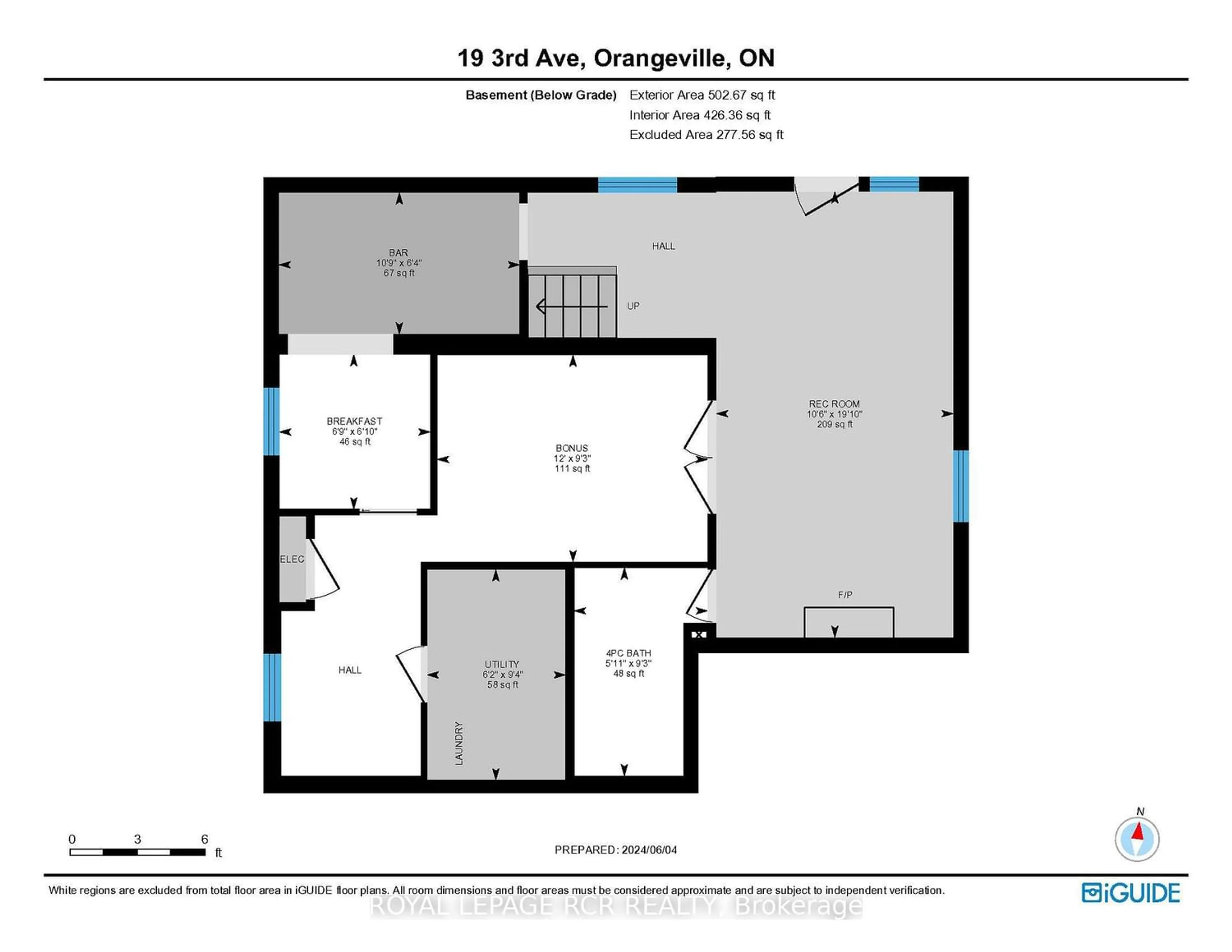 Floor plan for 19 Third Ave, Orangeville Ontario L9W 1H1
