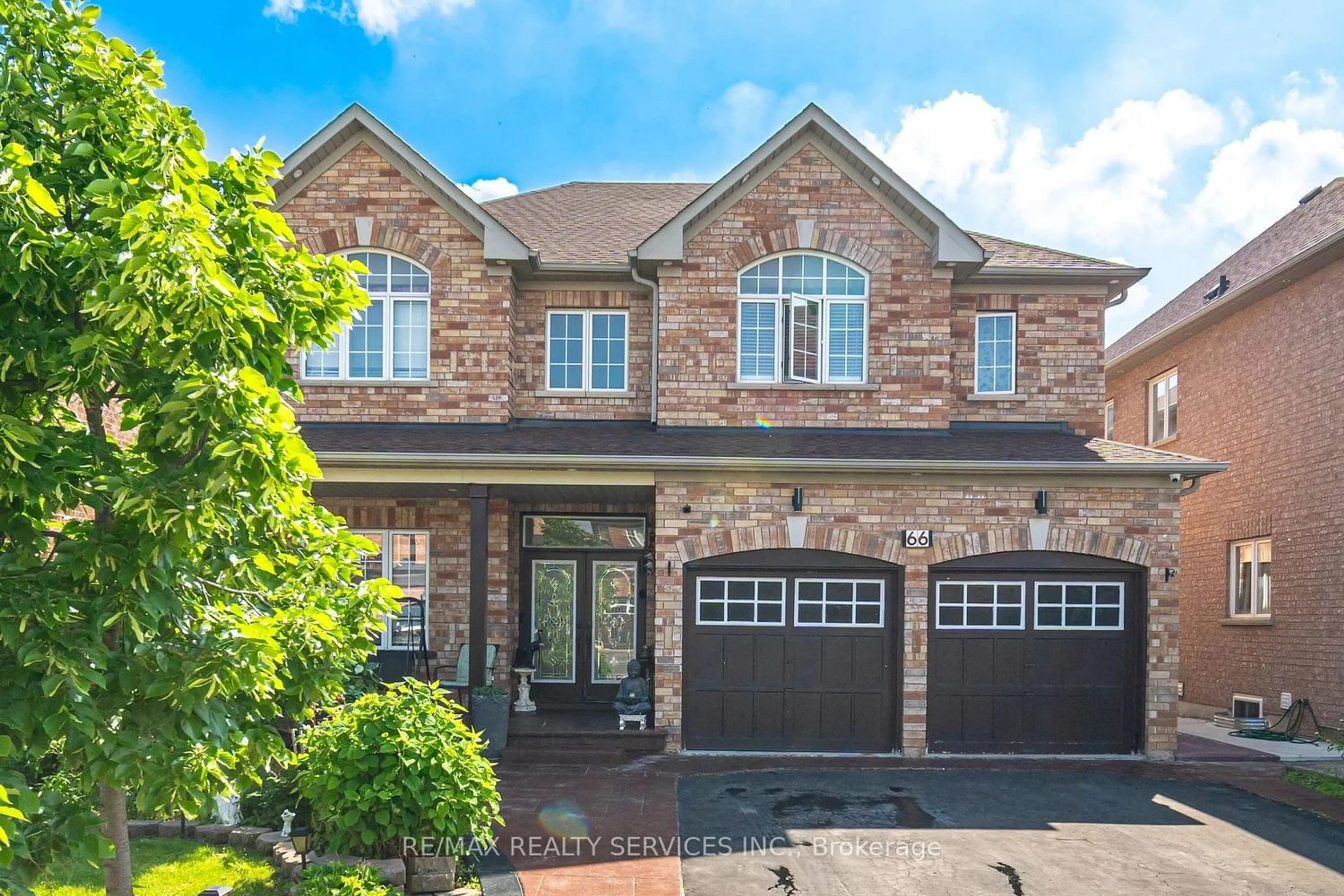 Home with brick exterior material for 66 Carmel Cres, Brampton Ontario L6P 1Y2