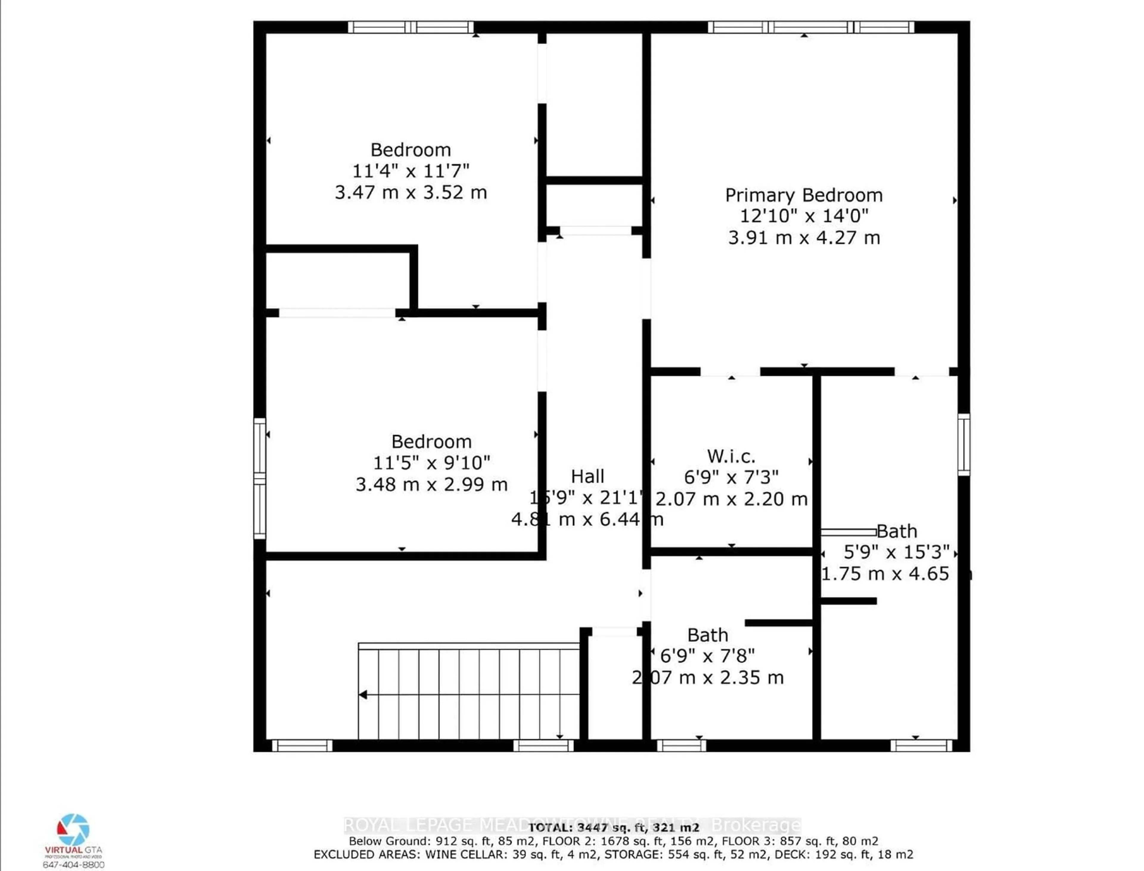 Floor plan for 15028 Rockside Rd, Caledon Ontario L7C 1V5