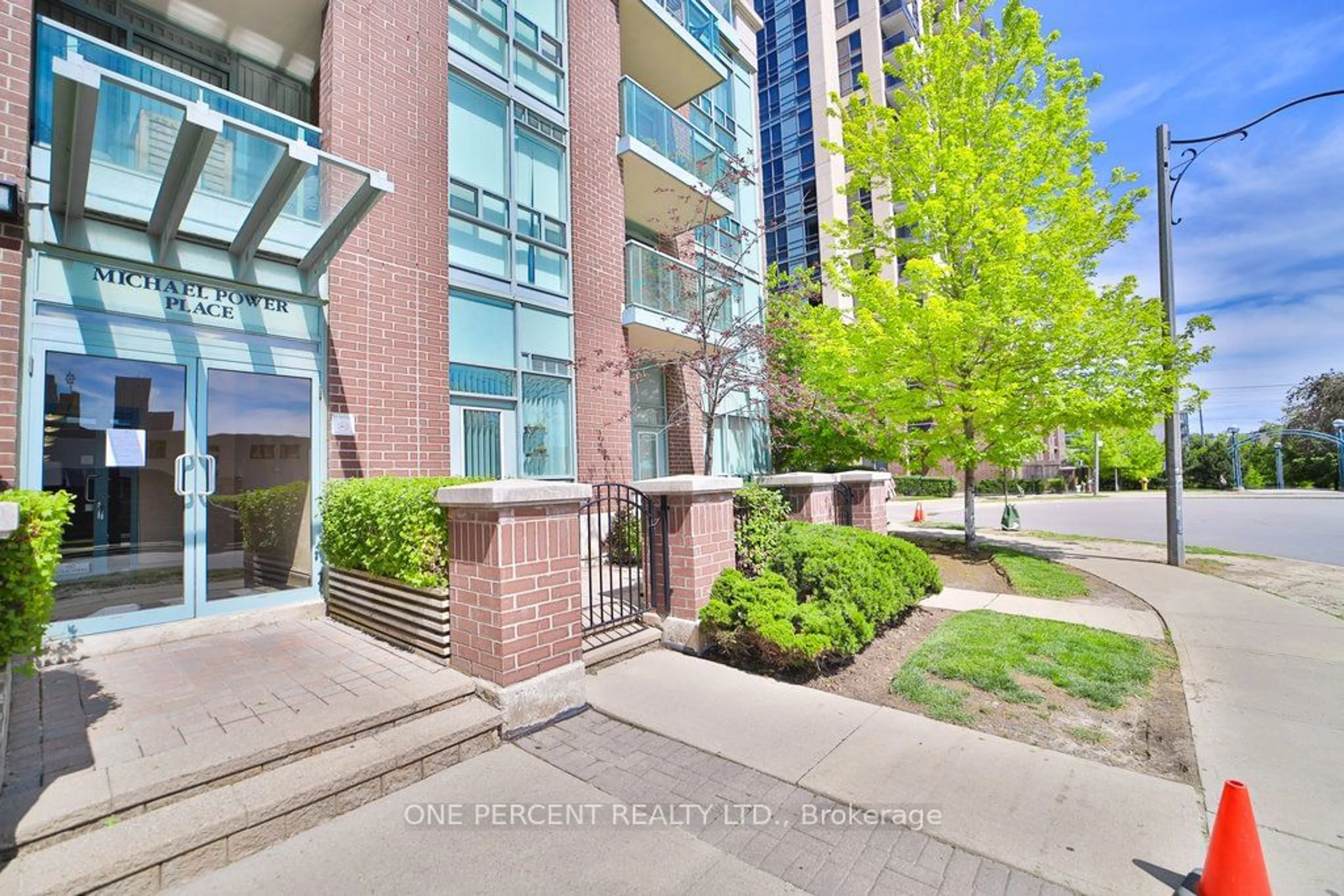 A pic from exterior of the house or condo for 7 Michael Power Pl #1101, Toronto Ontario M9A 0A4