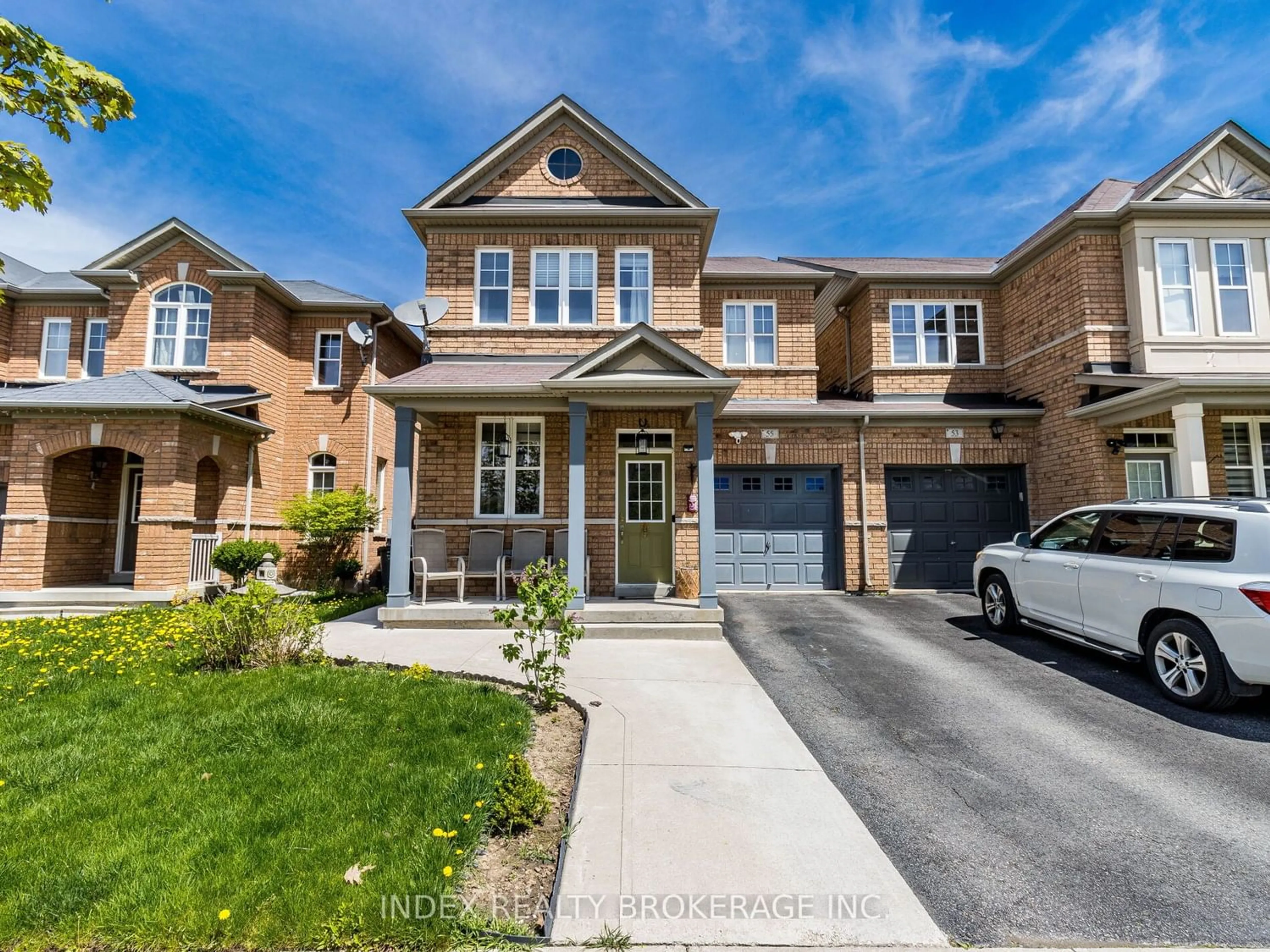 Home with brick exterior material for 55 Iceland Poppy Tr, Brampton Ontario L7A 0N1