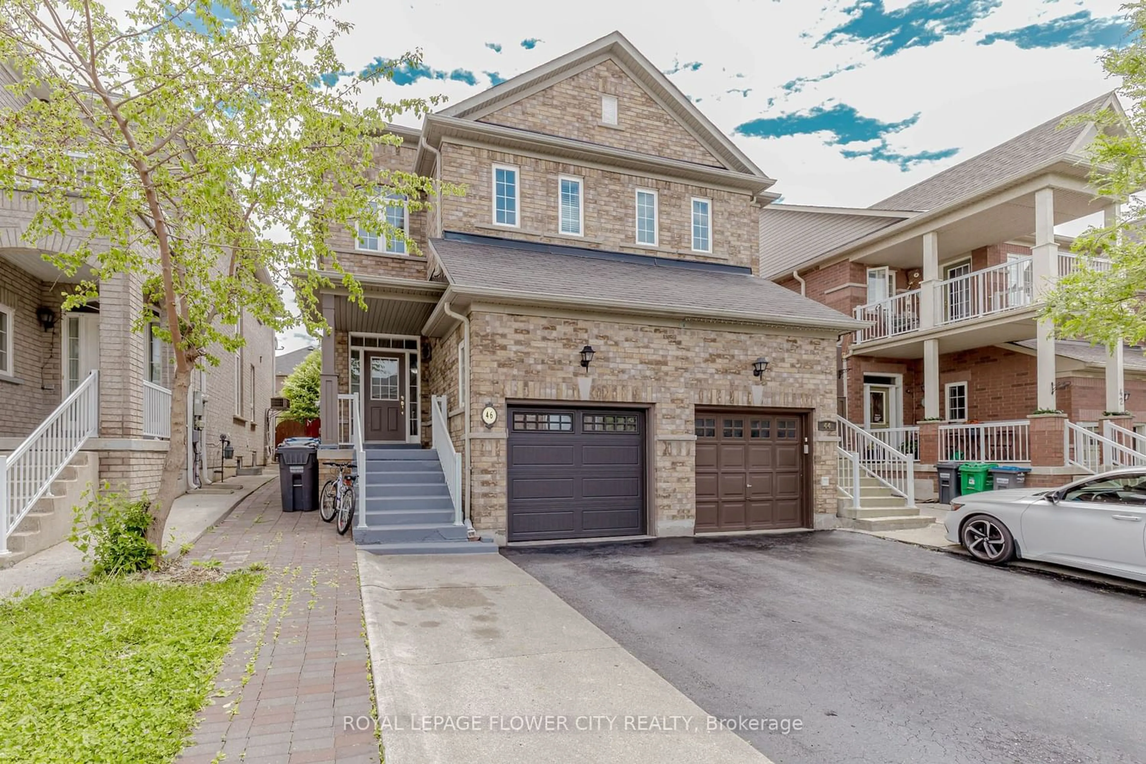 A pic from exterior of the house or condo for 46 Nathaniel Cres, Brampton Ontario L6Y 5M5