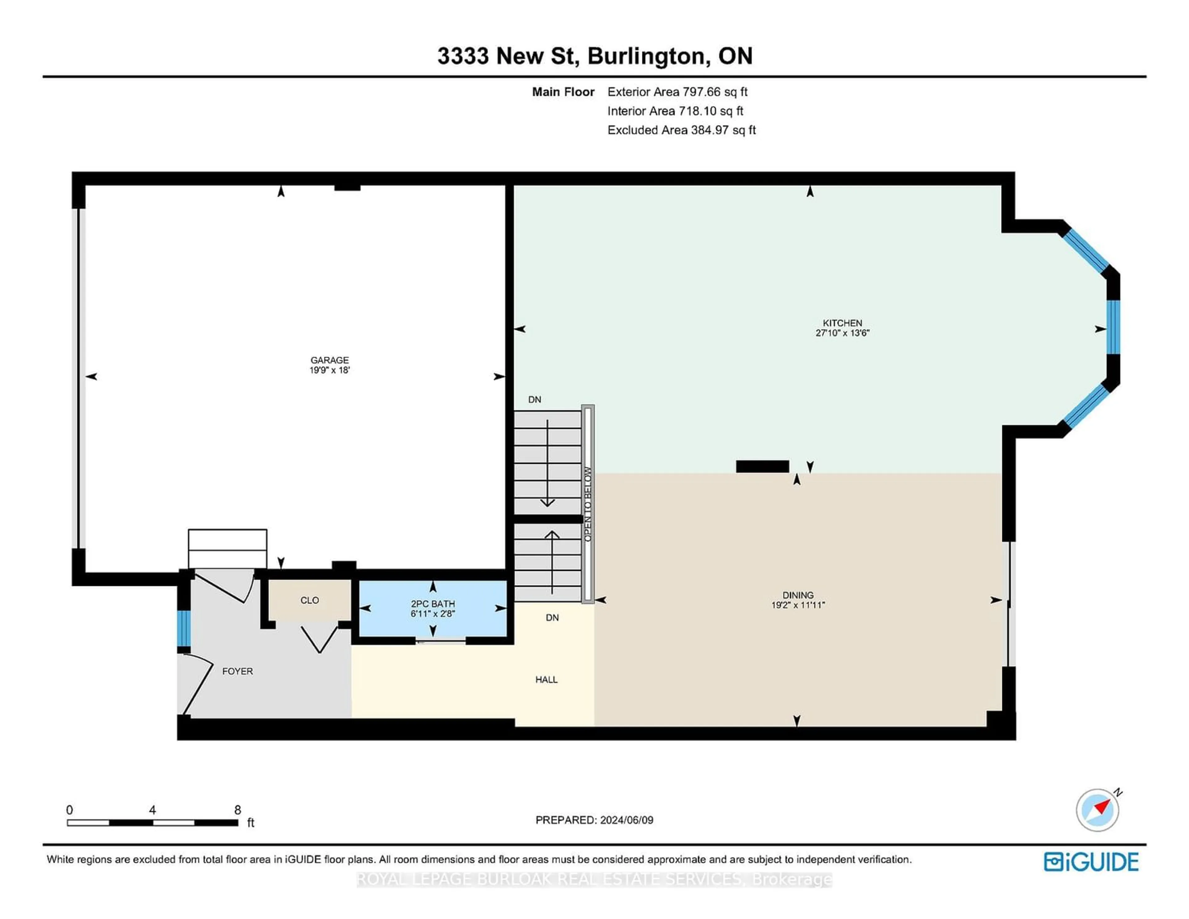 Floor plan for 3333 New St #83, Burlington Ontario L7N 1N1