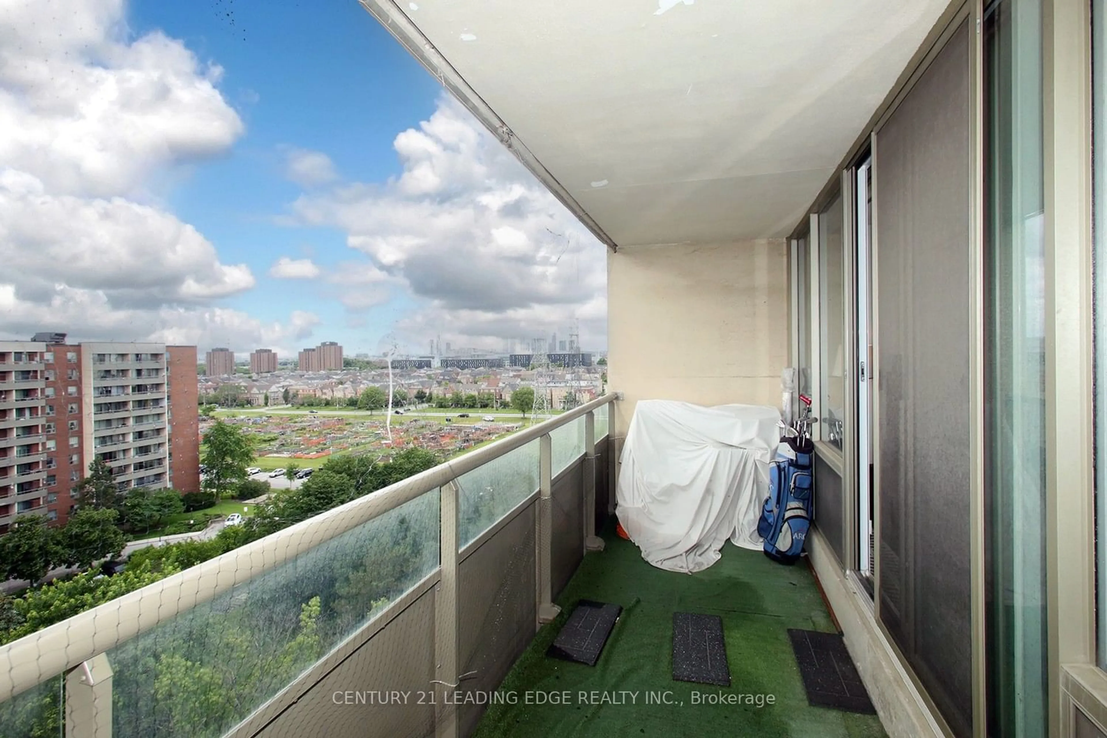 Balcony in the apartment for 9 Four Winds Dr #1110, Toronto Ontario M3J 2S8