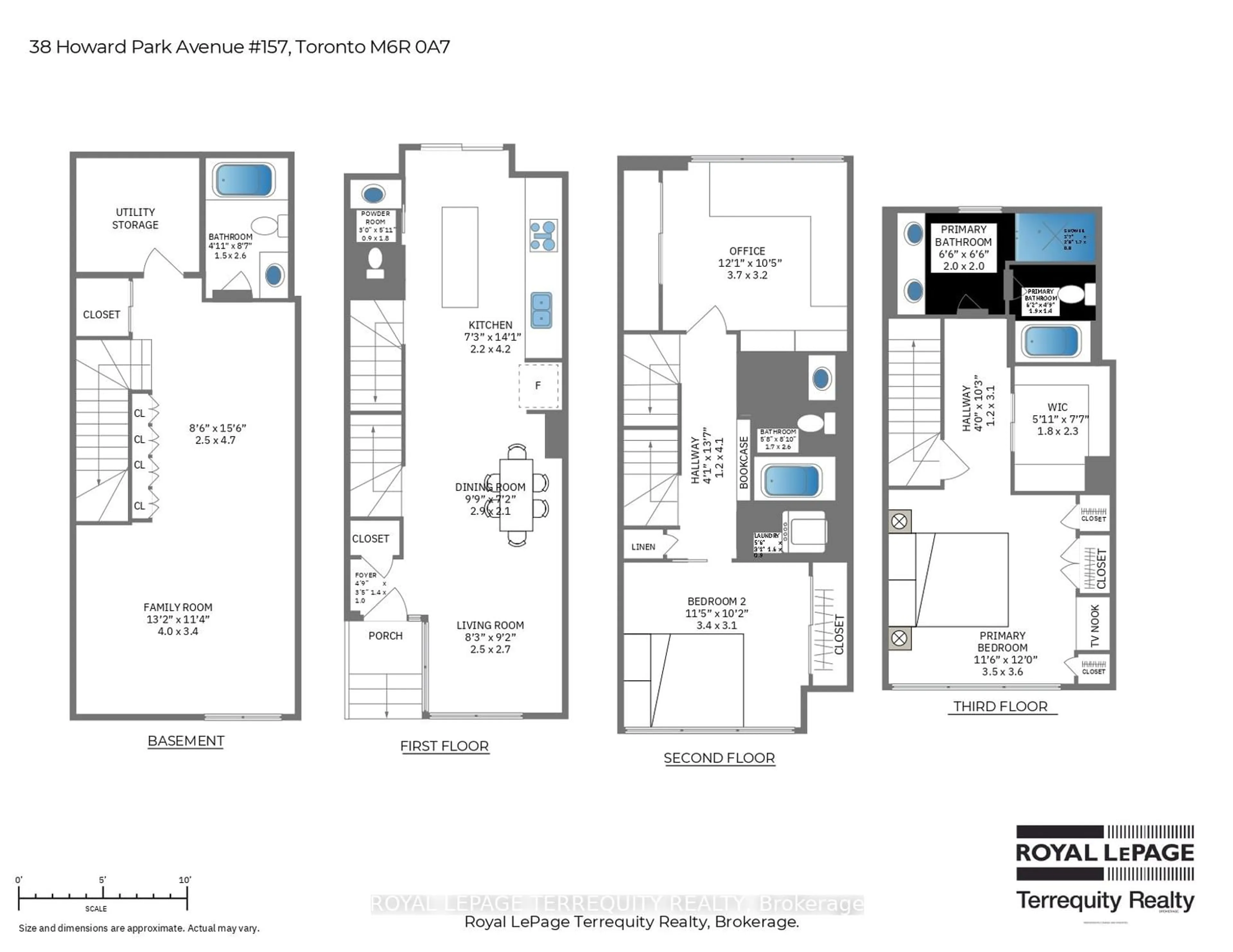 Floor plan for 38 Howard Park Ave #157, Toronto Ontario M6R 0A7