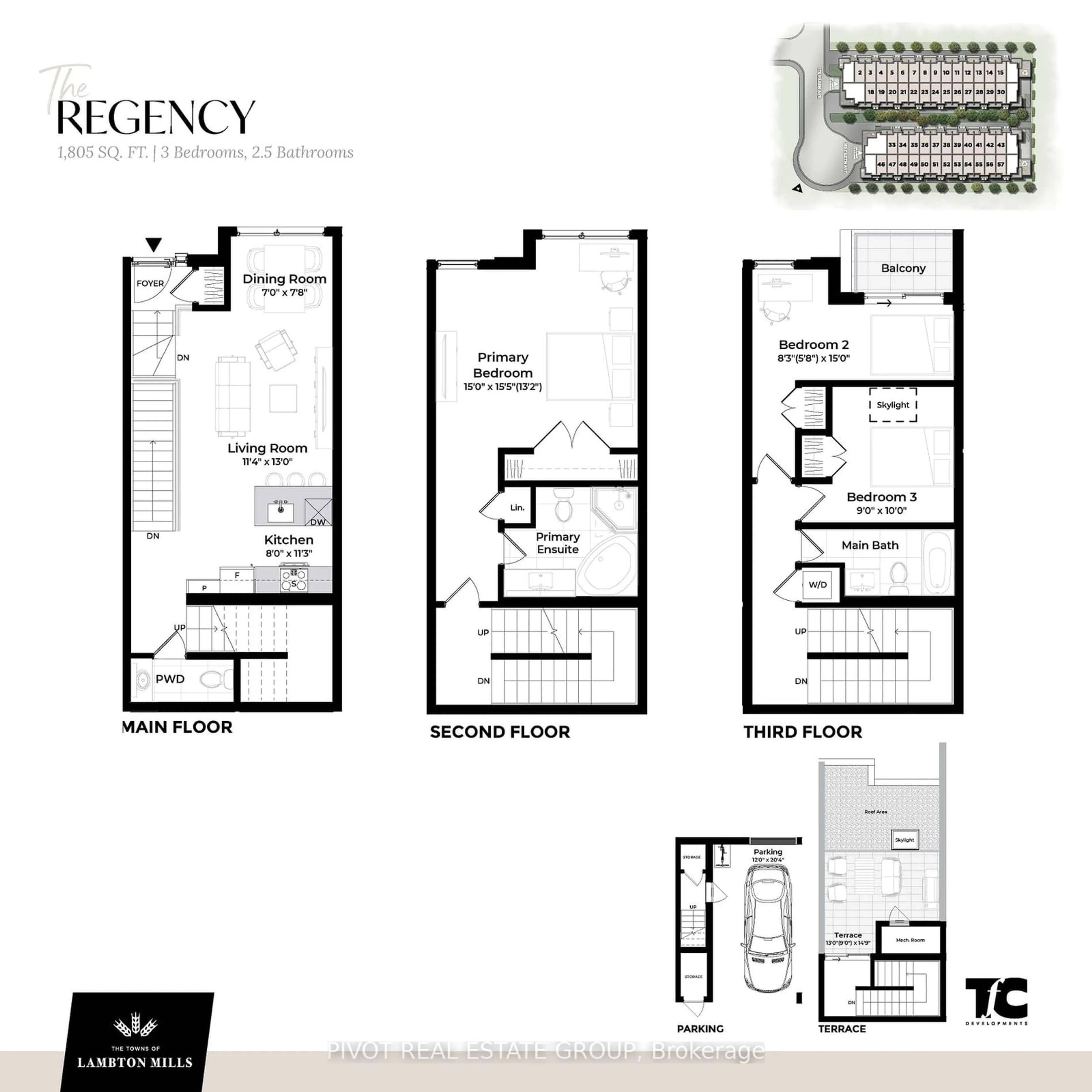 Floor plan for 185 Eileen Ave #Lot 51, Toronto Ontario M6N 1W3