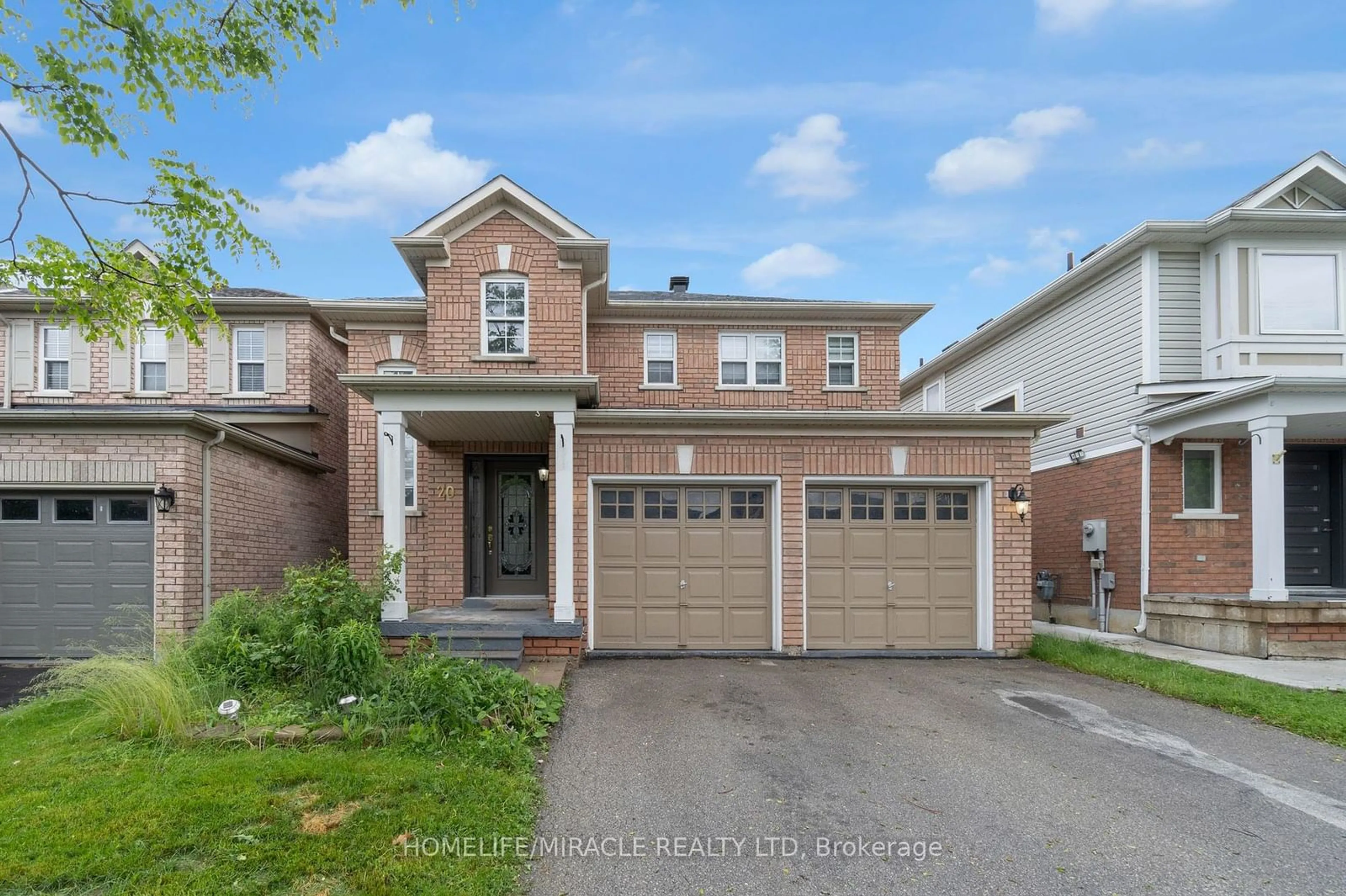 Frontside or backside of a home for 20 Edenvalley Rd, Brampton Ontario L7A 2M6