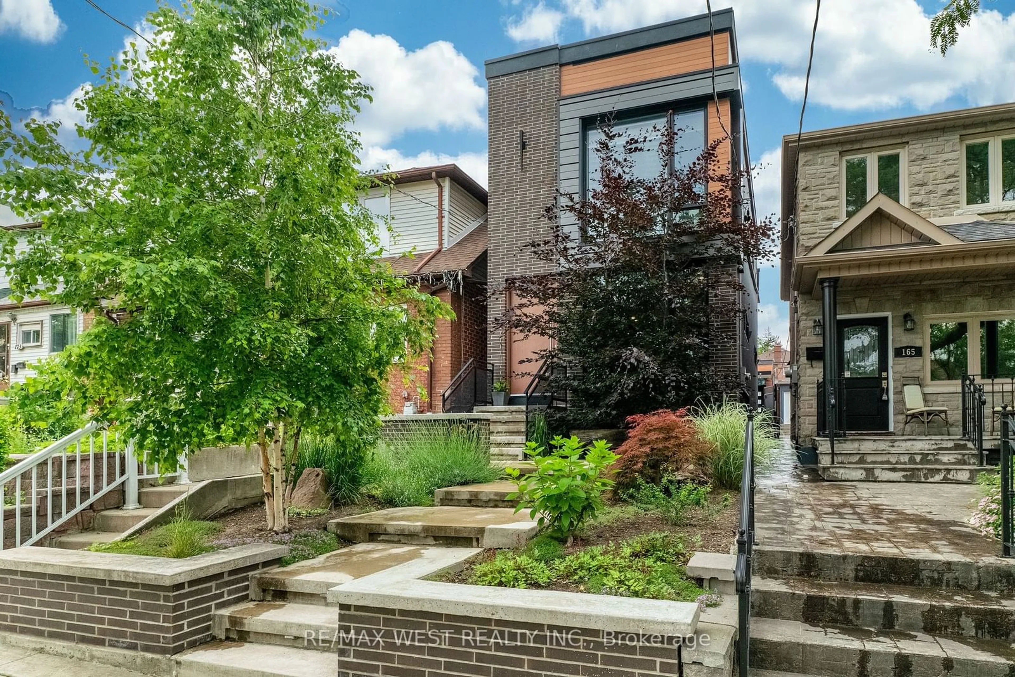 Home with brick exterior material for 167 Caledonia Rd, Toronto Ontario M6E 4S8