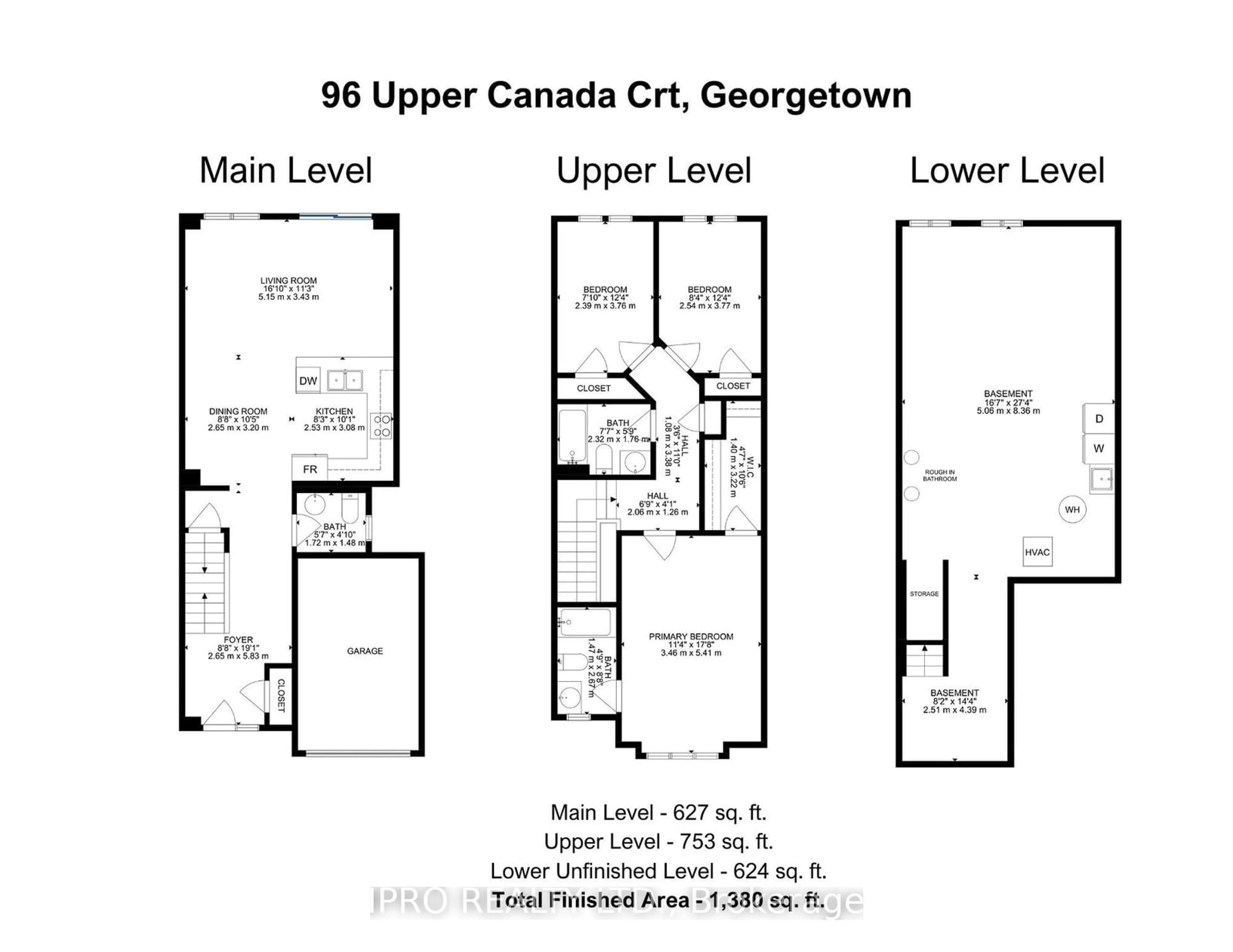 Floor plan for 96 Upper Canada Crt, Halton Hills Ontario L7G 0L2