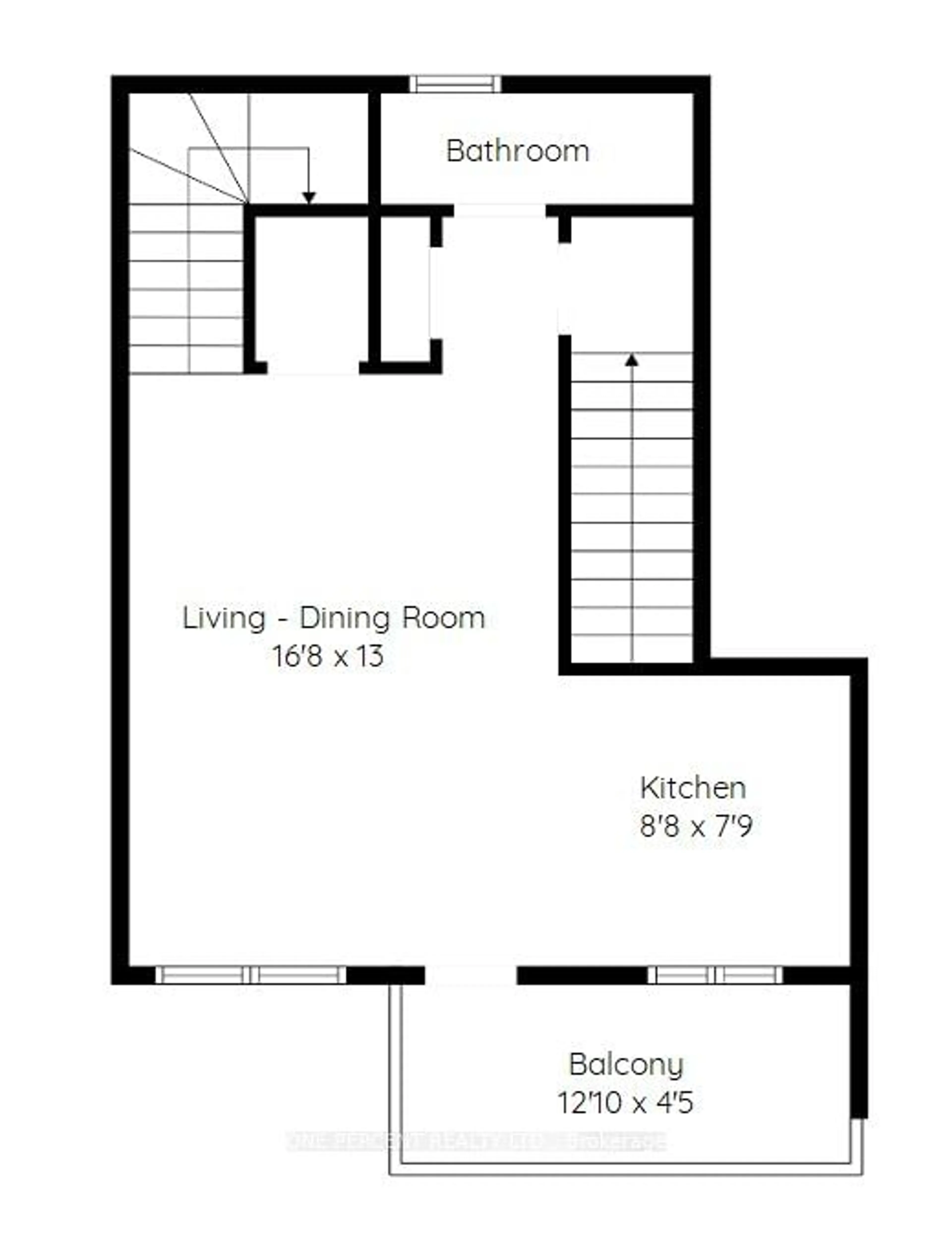 Floor plan for 2420 Baronwood Dr ##43-02, Oakville Ontario L6M 0X6