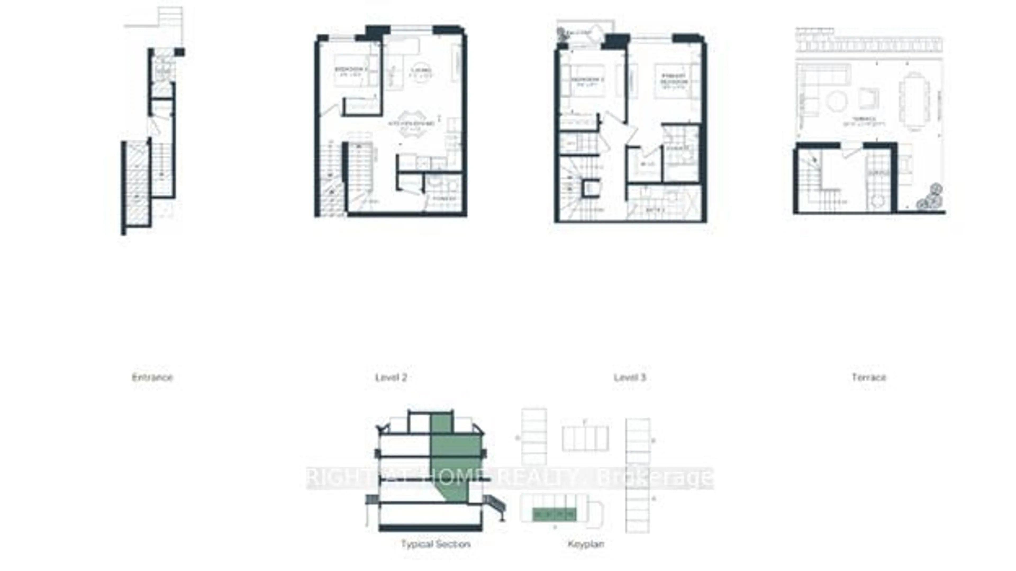 Floor plan for 4005 Hickory Dr #95, Mississauga Ontario L4W 1L1