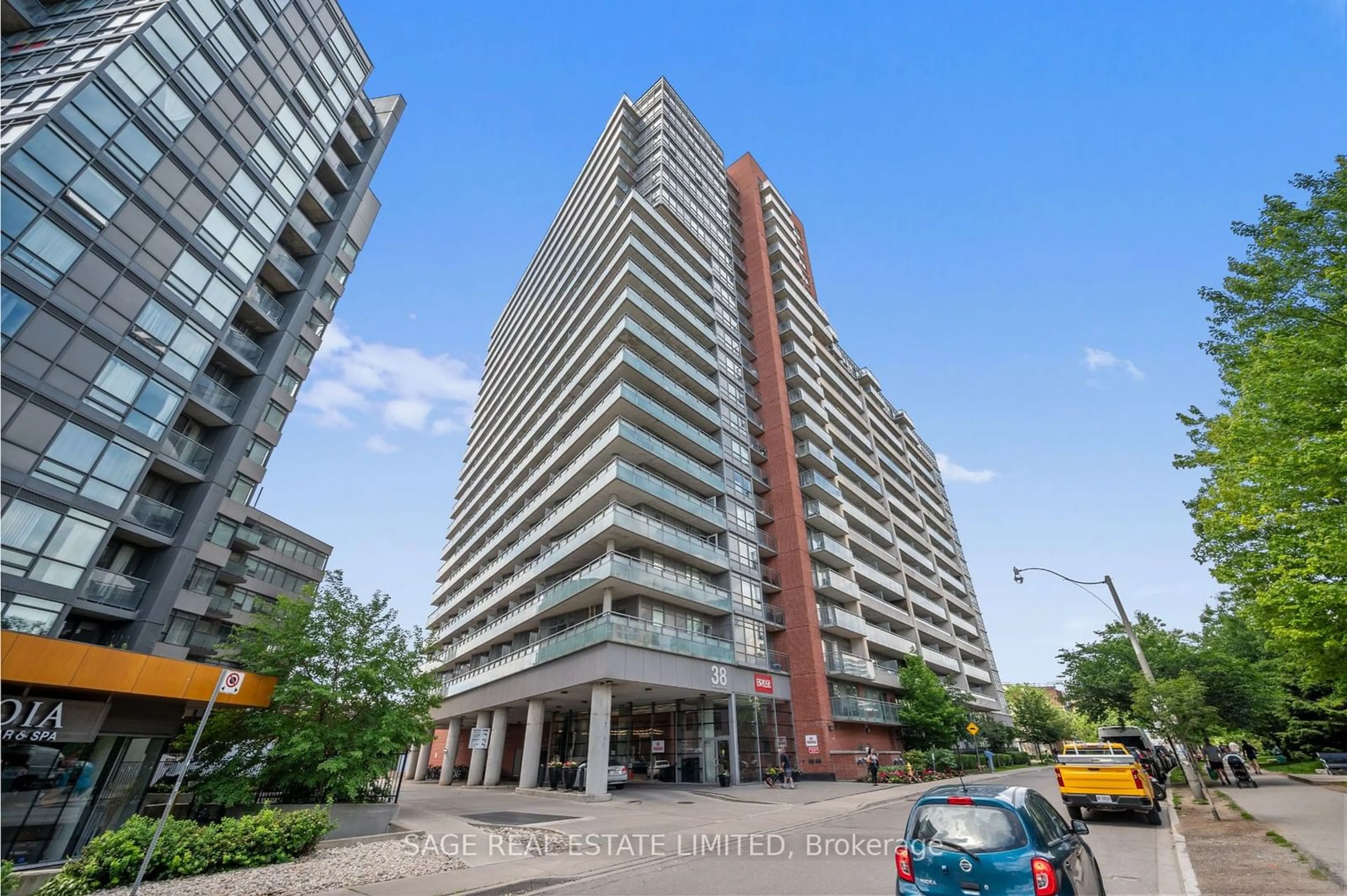 A pic from exterior of the house or condo for 38 Joe Shuster Way #1518, Toronto Ontario M6K 0A5
