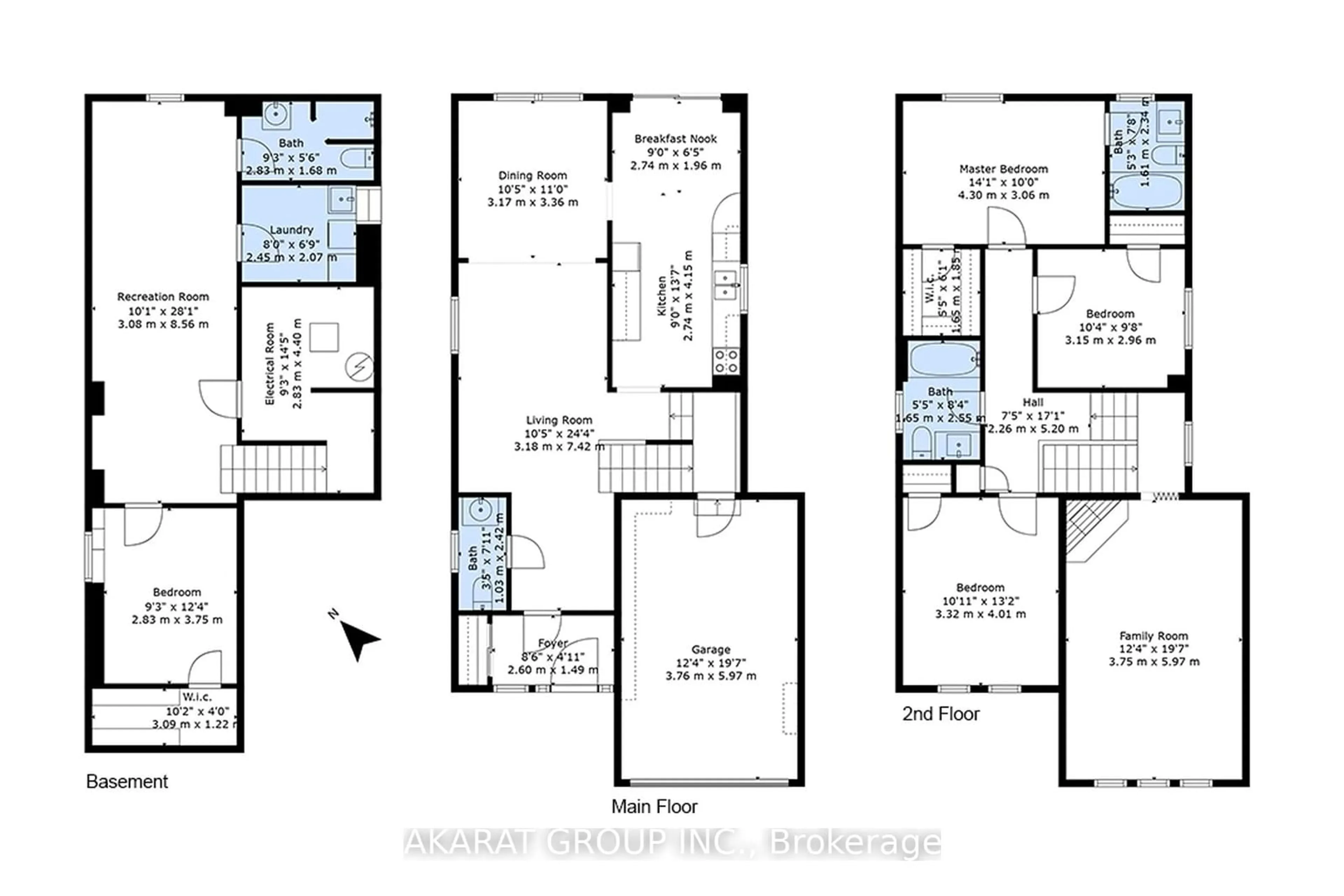 Floor plan for 6207 McCracken Dr, Mississauga Ontario L5V 1X9