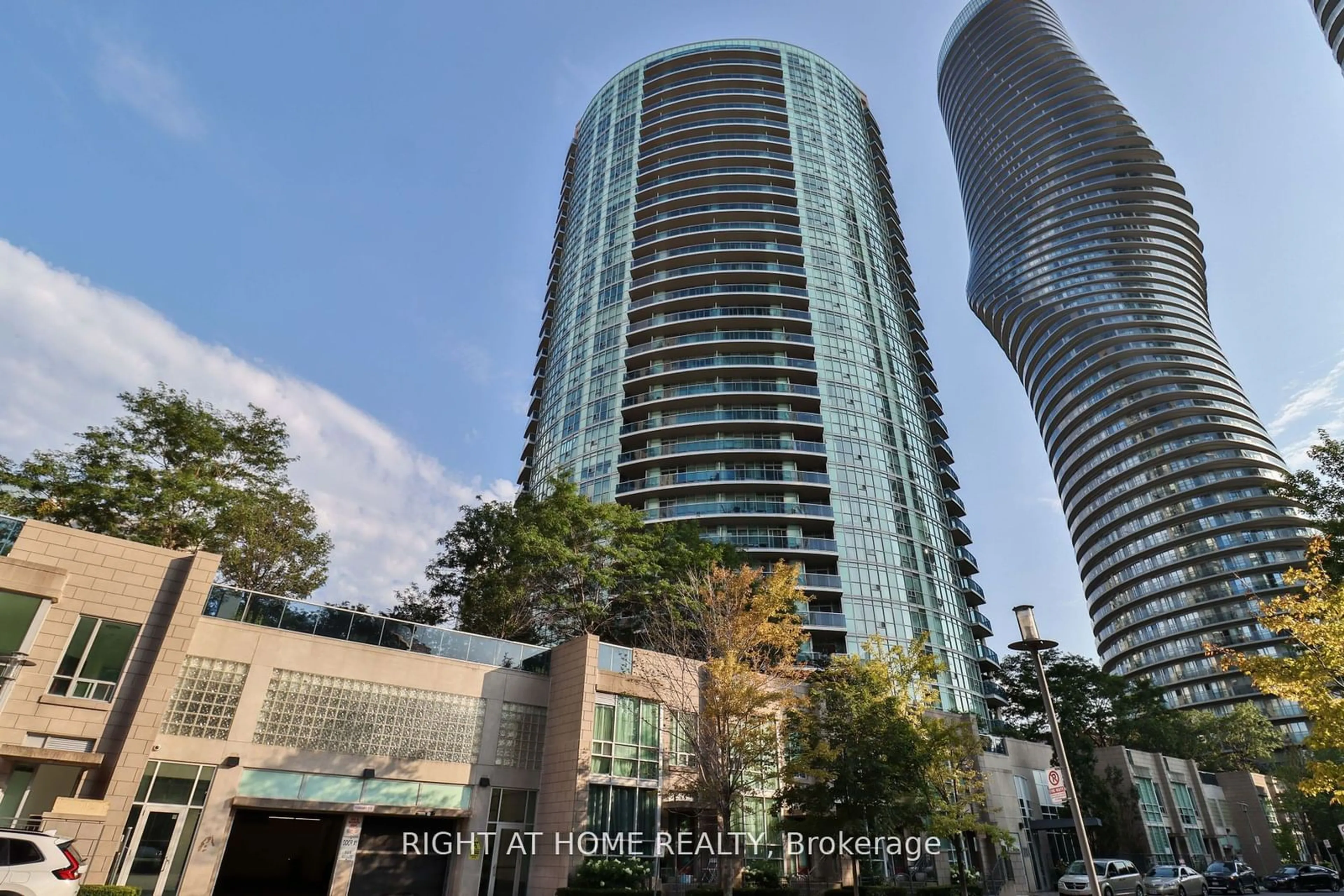 A pic from exterior of the house or condo for 70 Absolute Ave #1910, Mississauga Ontario L4Z 0A3