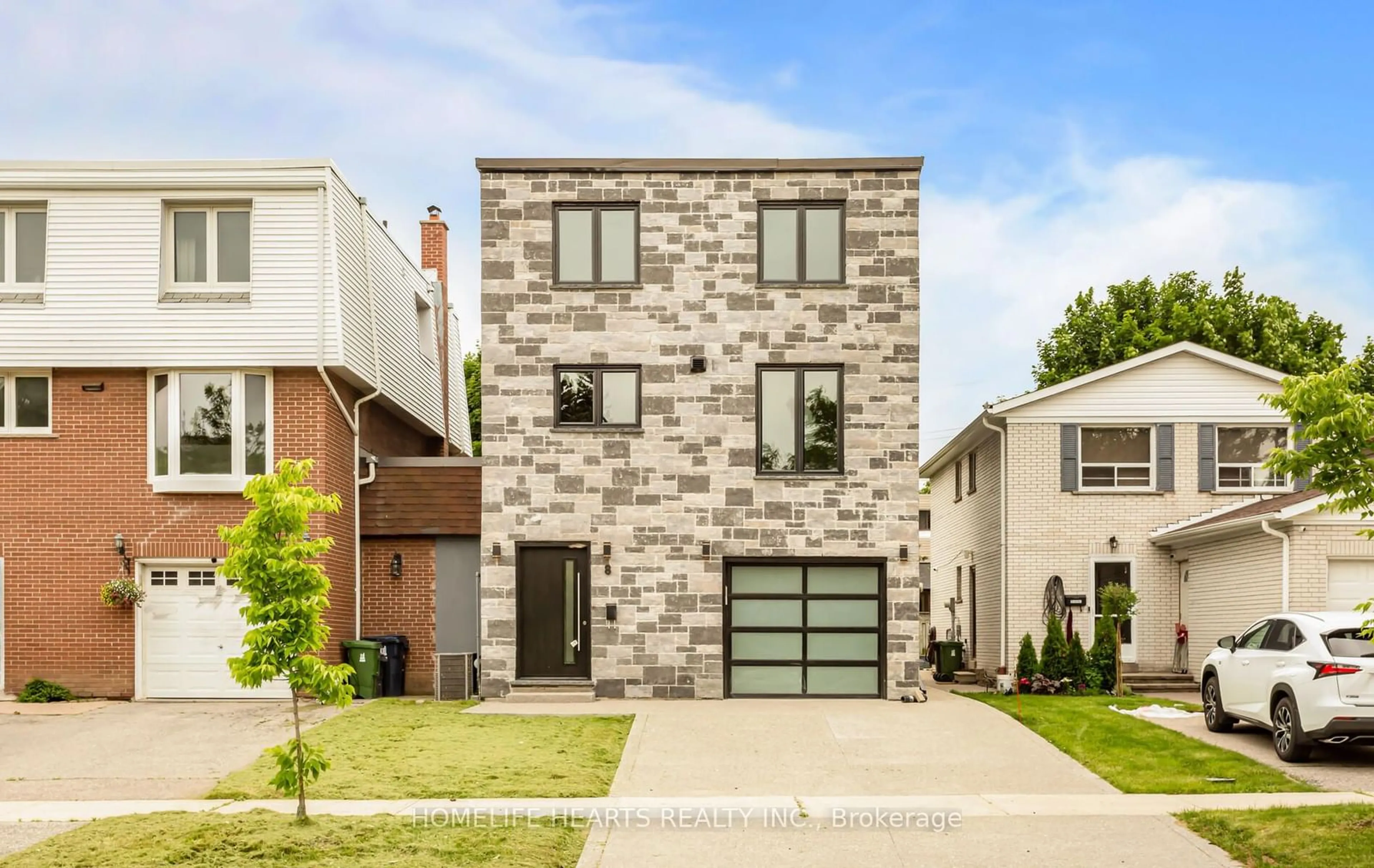 Home with brick exterior material for 8 Zealand Rd, Toronto Ontario M9R 3W4