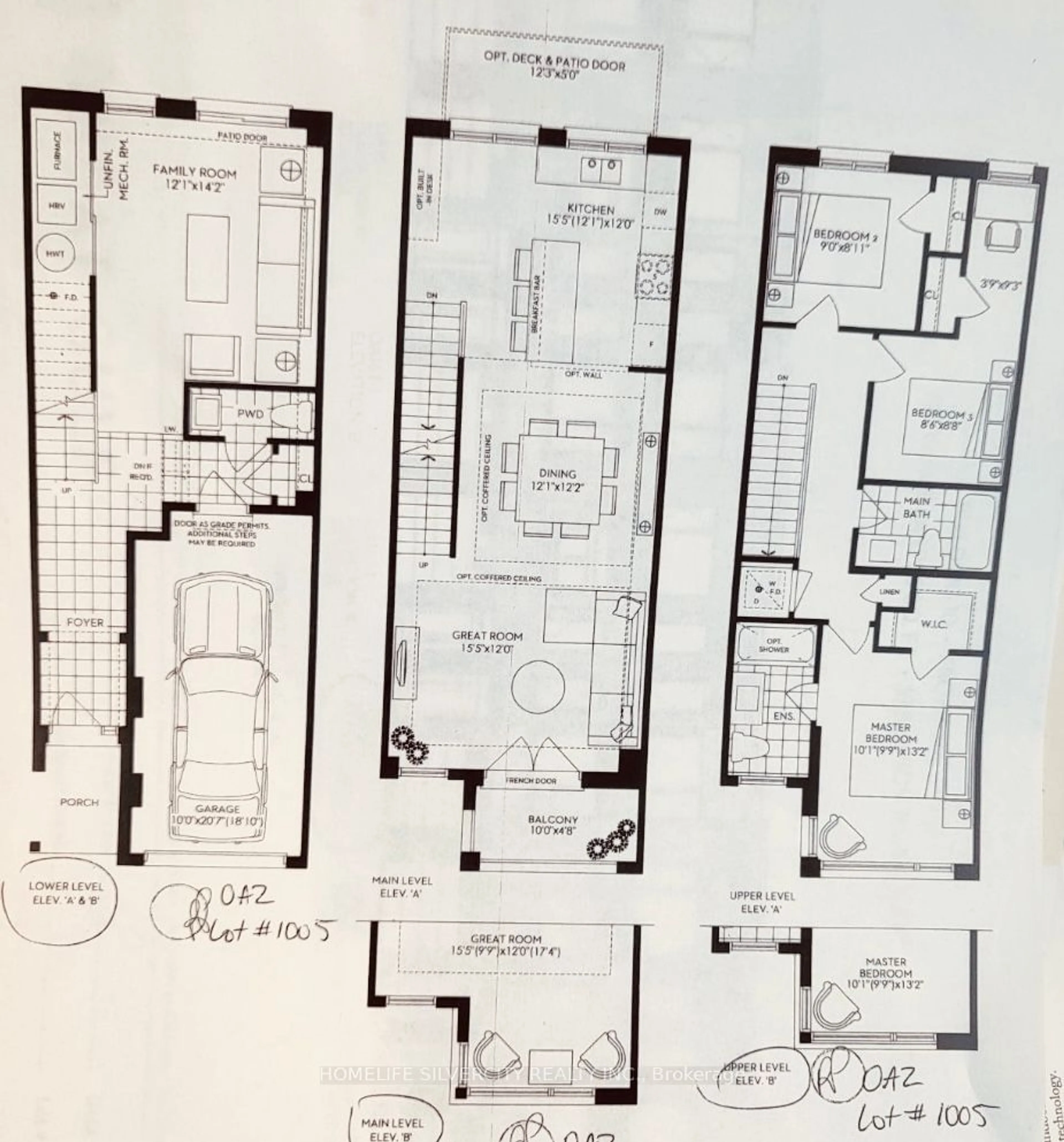 Floor plan for 177 Sabina Dr, Oakville Ontario L6H 0W3