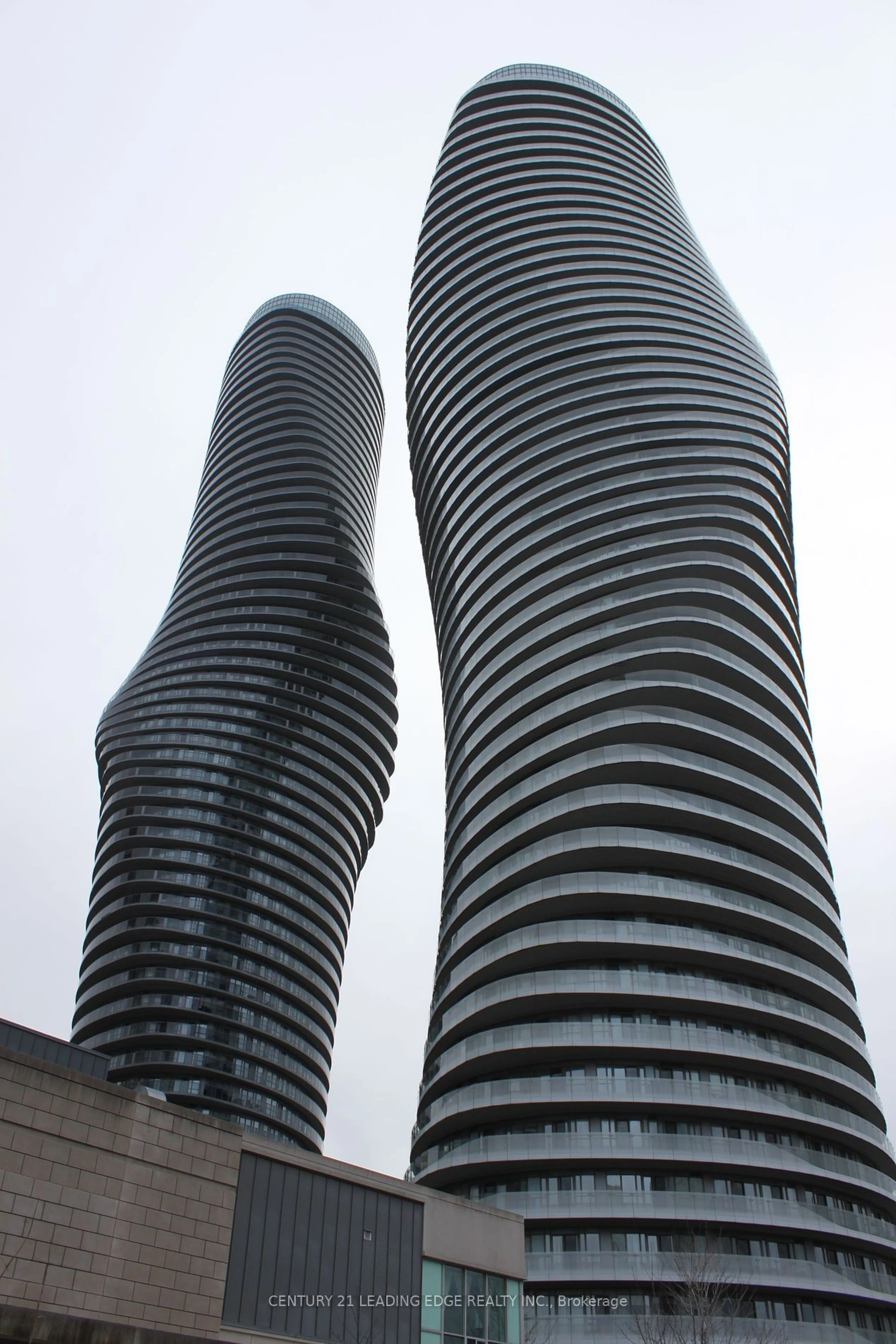 A pic from exterior of the house or condo for 60 Absolute Ave #3106, Mississauga Ontario L4Z 0A9