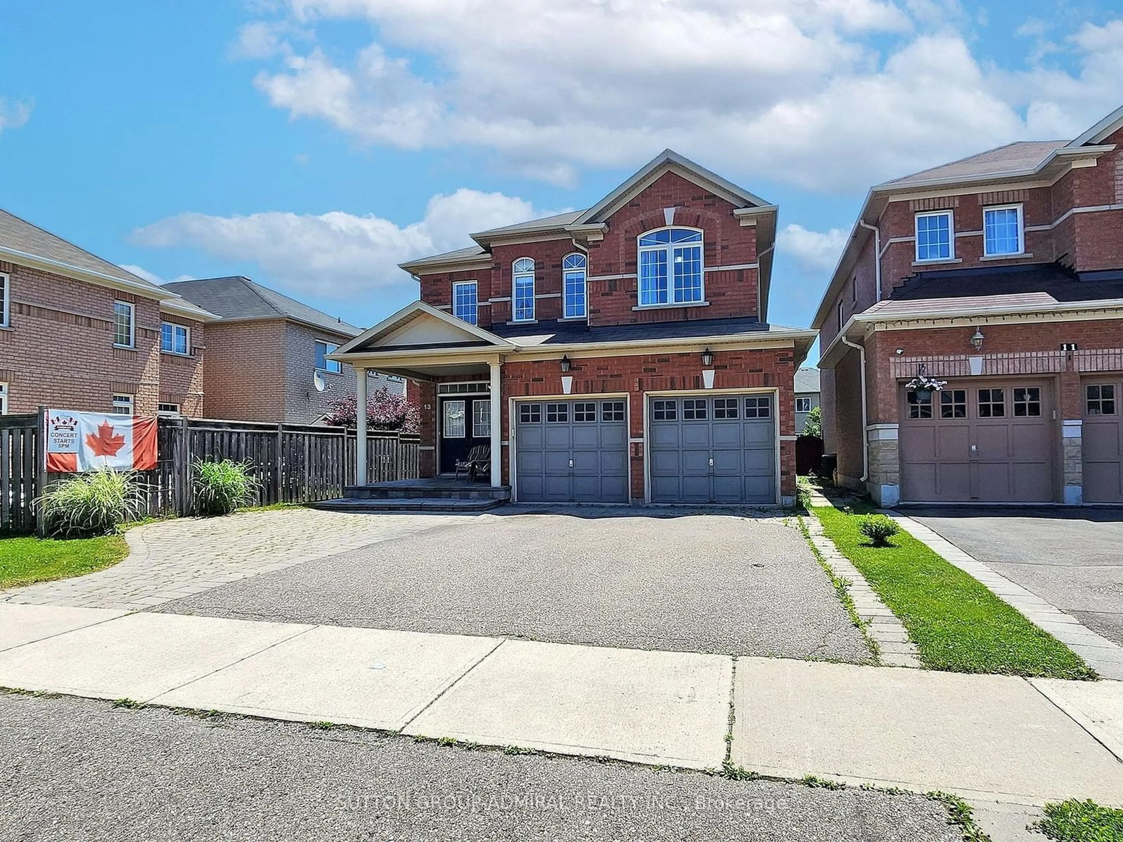 Home with brick exterior material for 13 Fallgate Dr, Brampton Ontario L6X 0R5