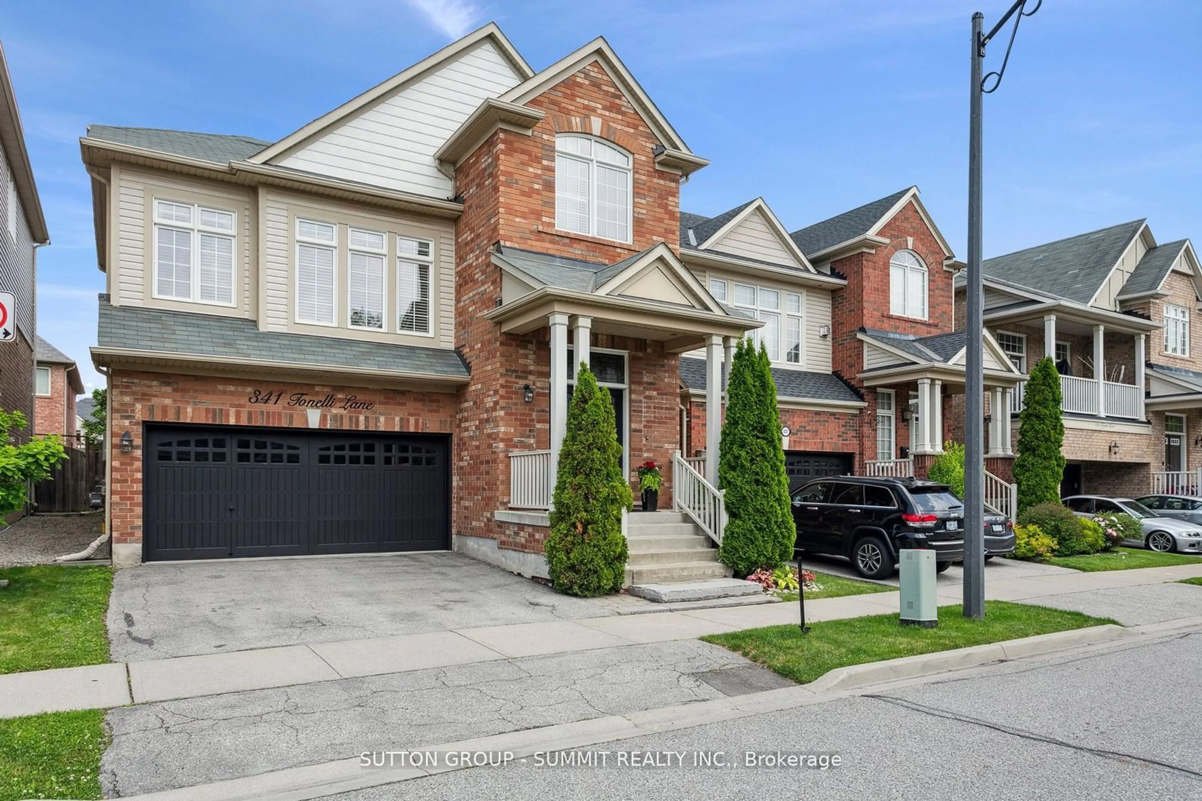 Home with brick exterior material for 341 TONELLI Lane, Milton Ontario L9T 0N4