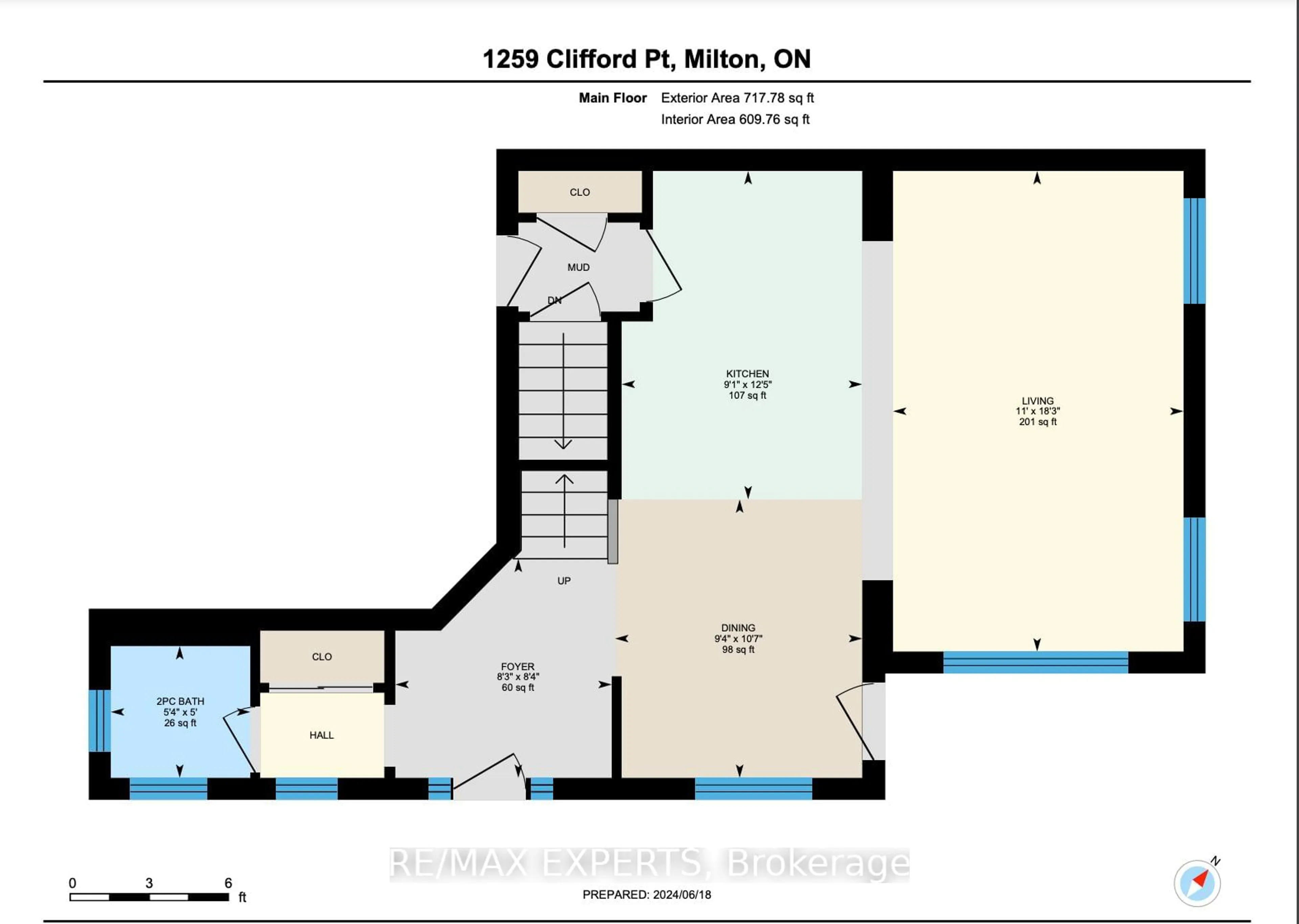 Floor plan for 1259 Clifford Pt, Milton Ontario L9E 1E6