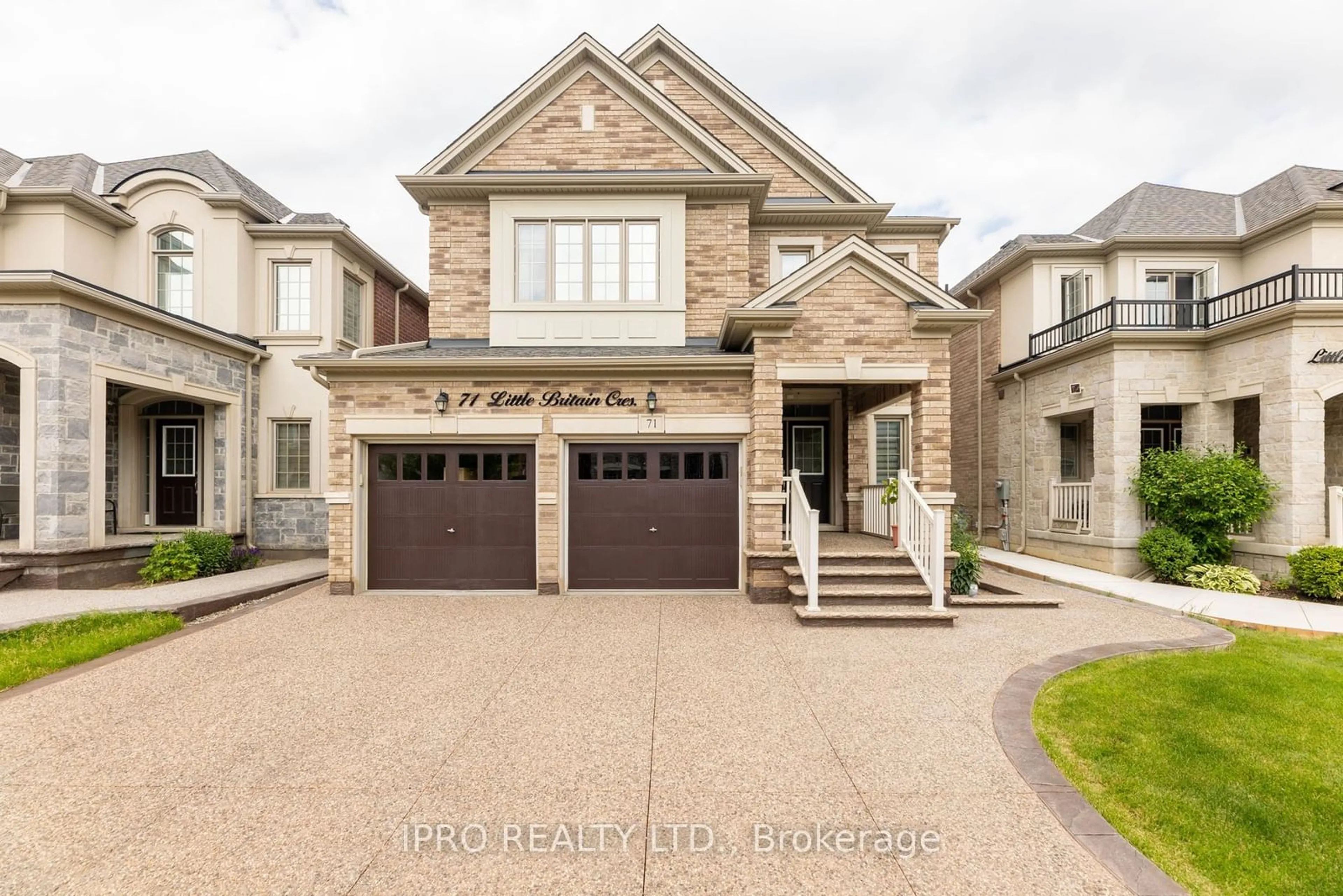 Home with brick exterior material for 71 Little Britain Cres, Brampton Ontario L6Y 6A8