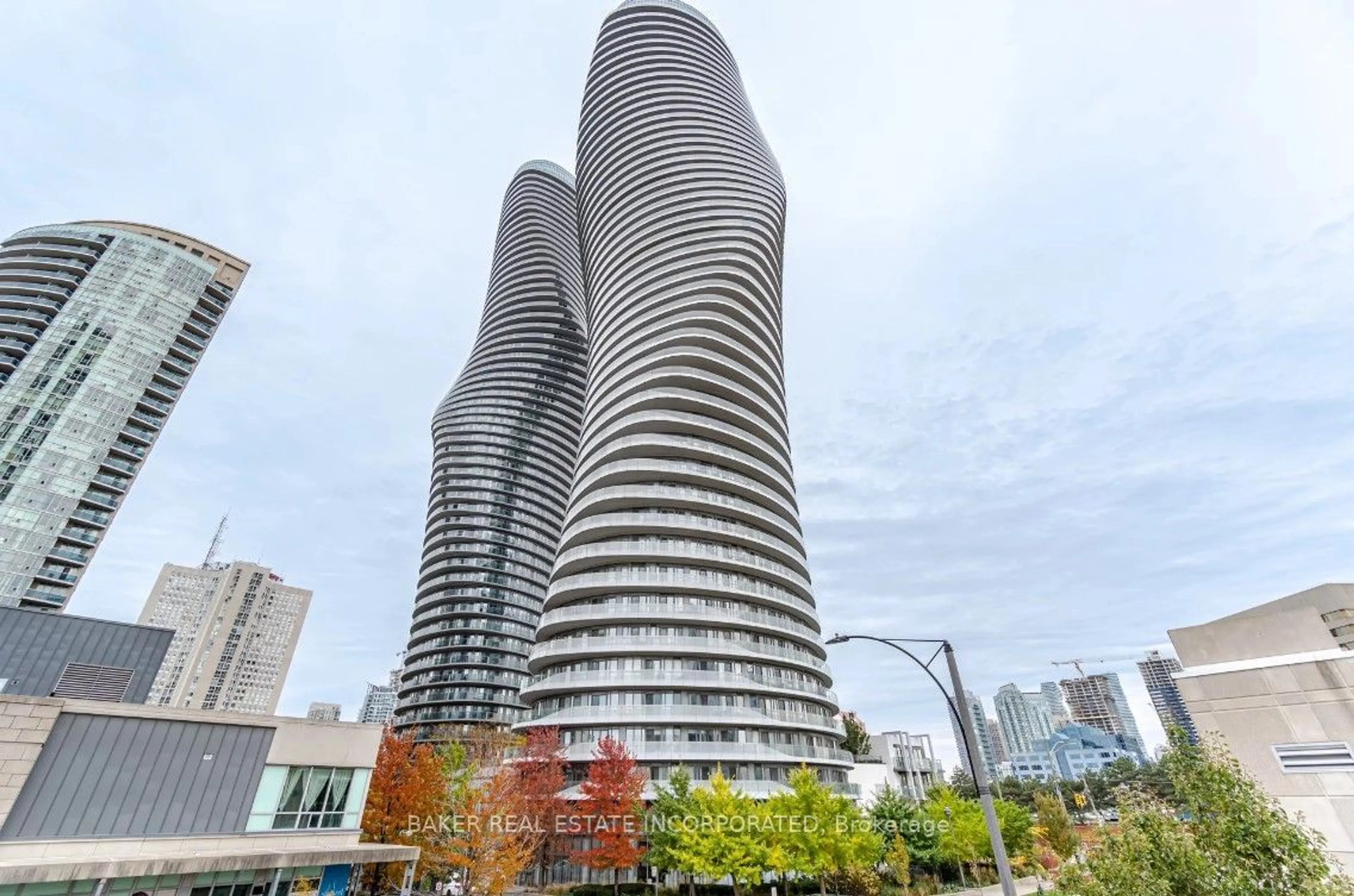 A pic from exterior of the house or condo for 50 Absolute Ave #2401, Mississauga Ontario L4Z 0A8