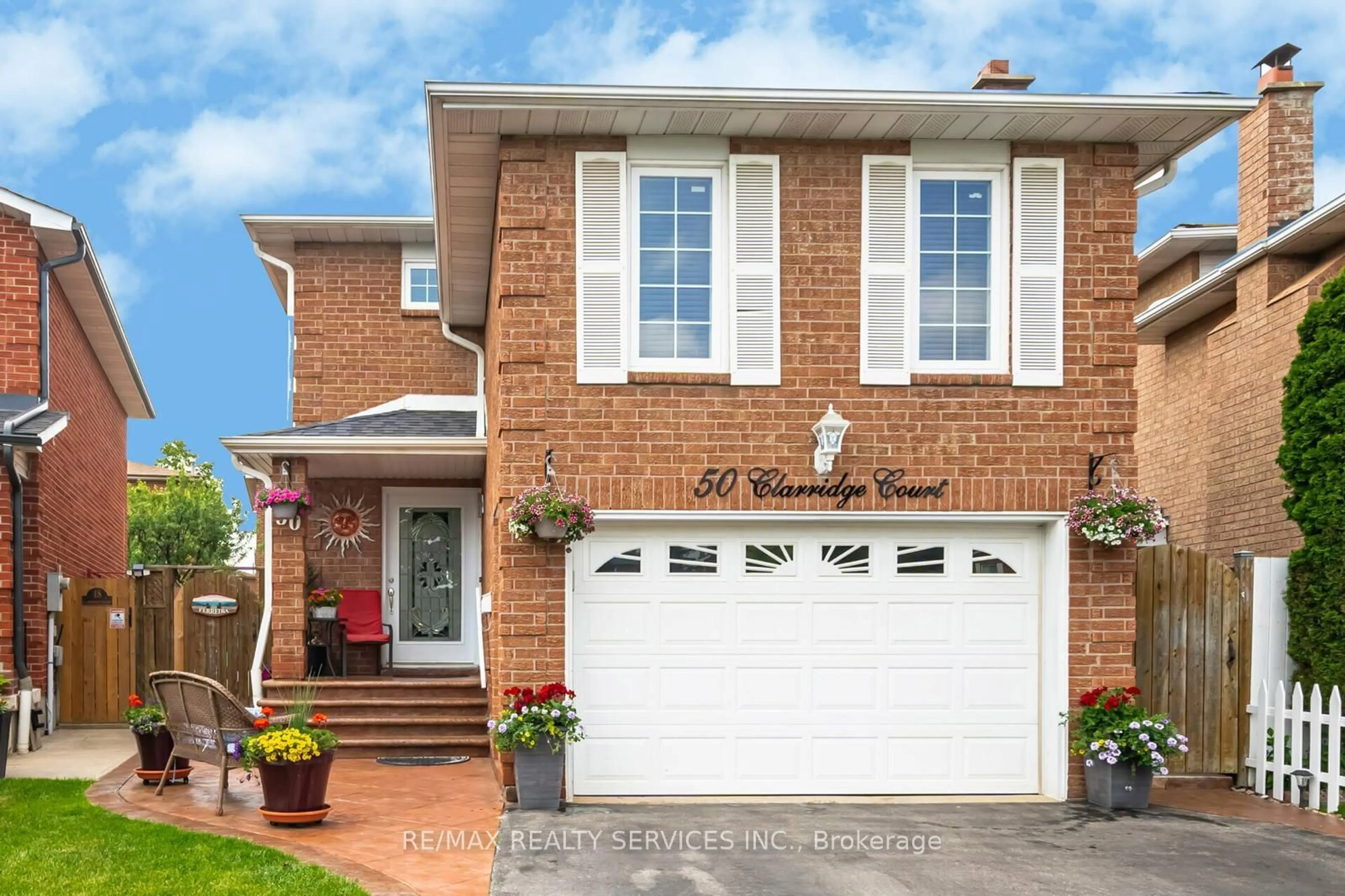 Home with brick exterior material for 50 Clarridge Crt, Brampton Ontario L6X 3N4