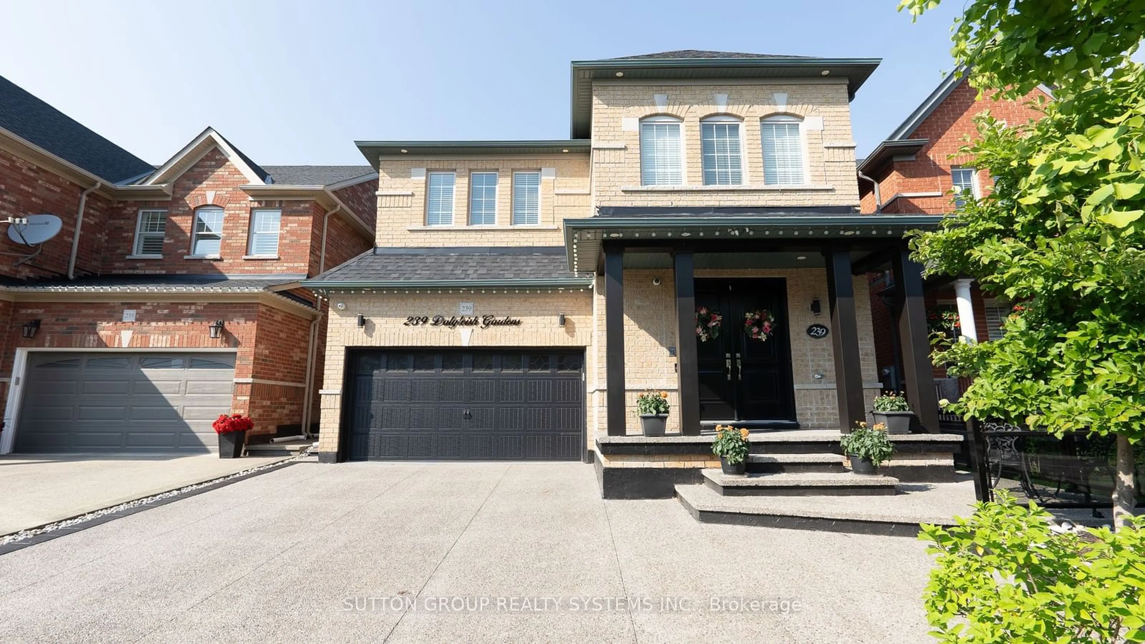 Home with brick exterior material for 239 Dalgleish Gdns, Milton Ontario L9T 6Z8
