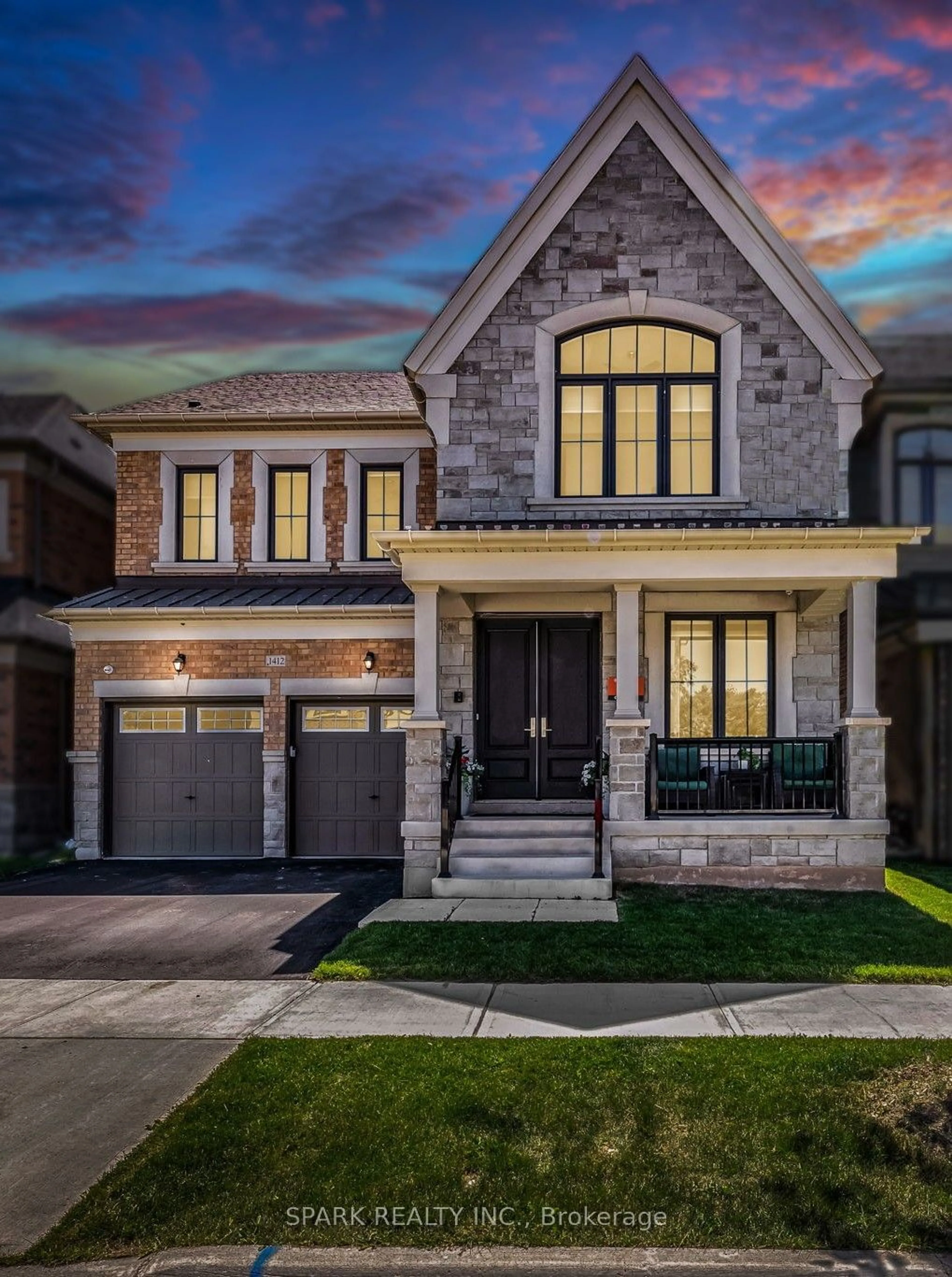 Home with brick exterior material for 1412 Yellow Rose Circ, Oakville Ontario L6M 5L2