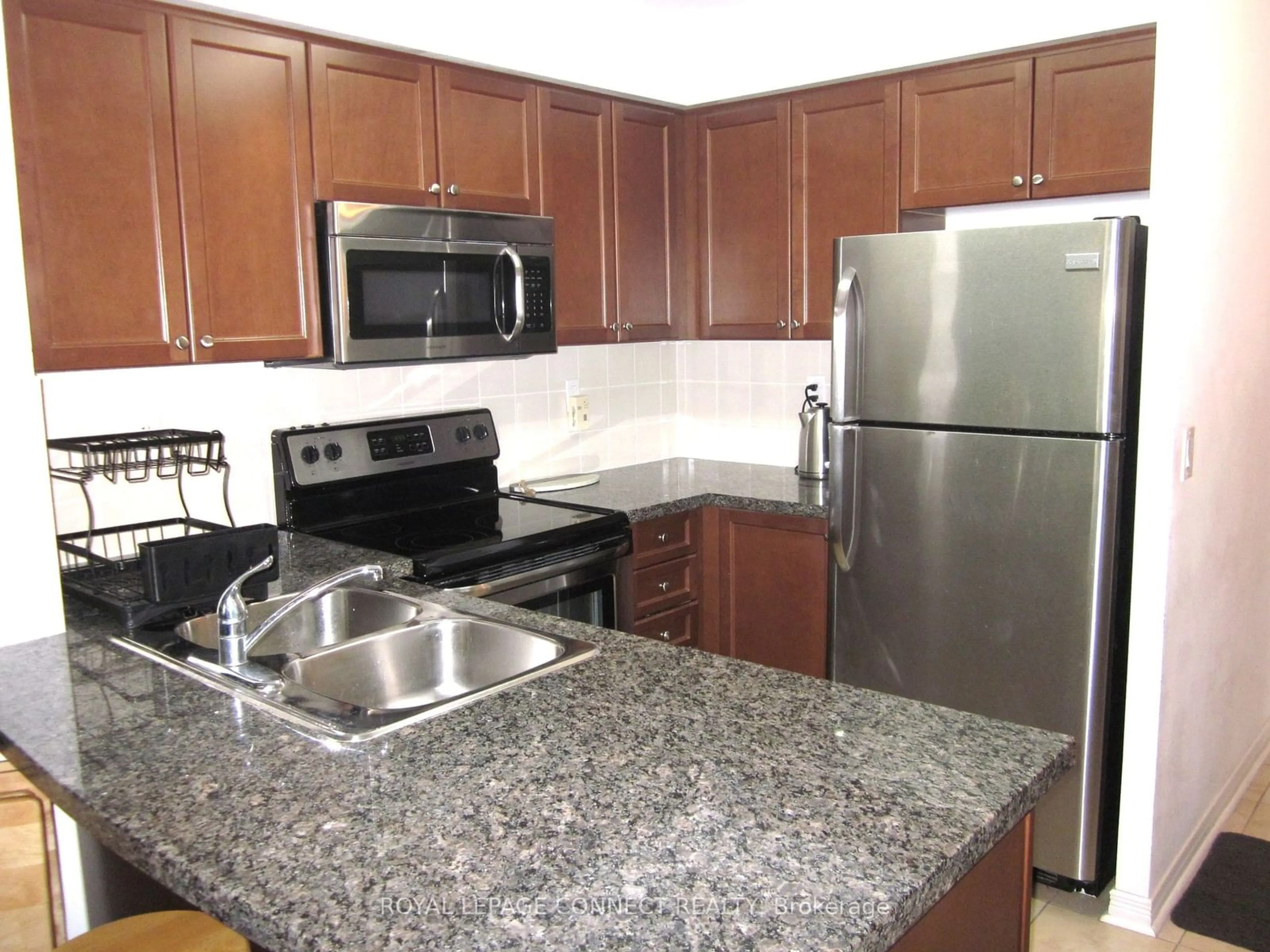Standard kitchen for 3 Michael Power Pl #801, Toronto Ontario M9A 0A2
