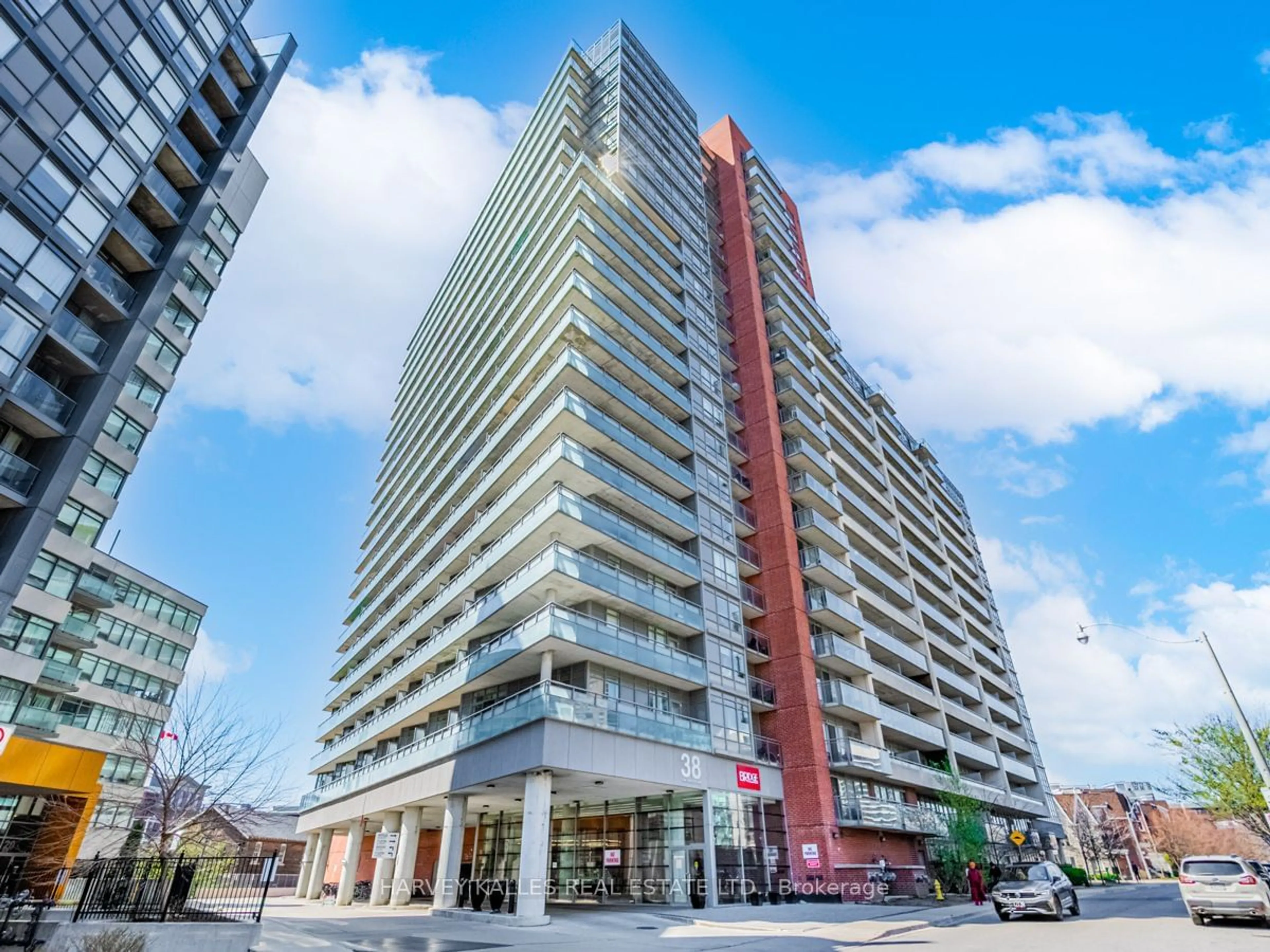 A pic from exterior of the house or condo for 38 Joe Shuster Way #804, Toronto Ontario M6K 0A5