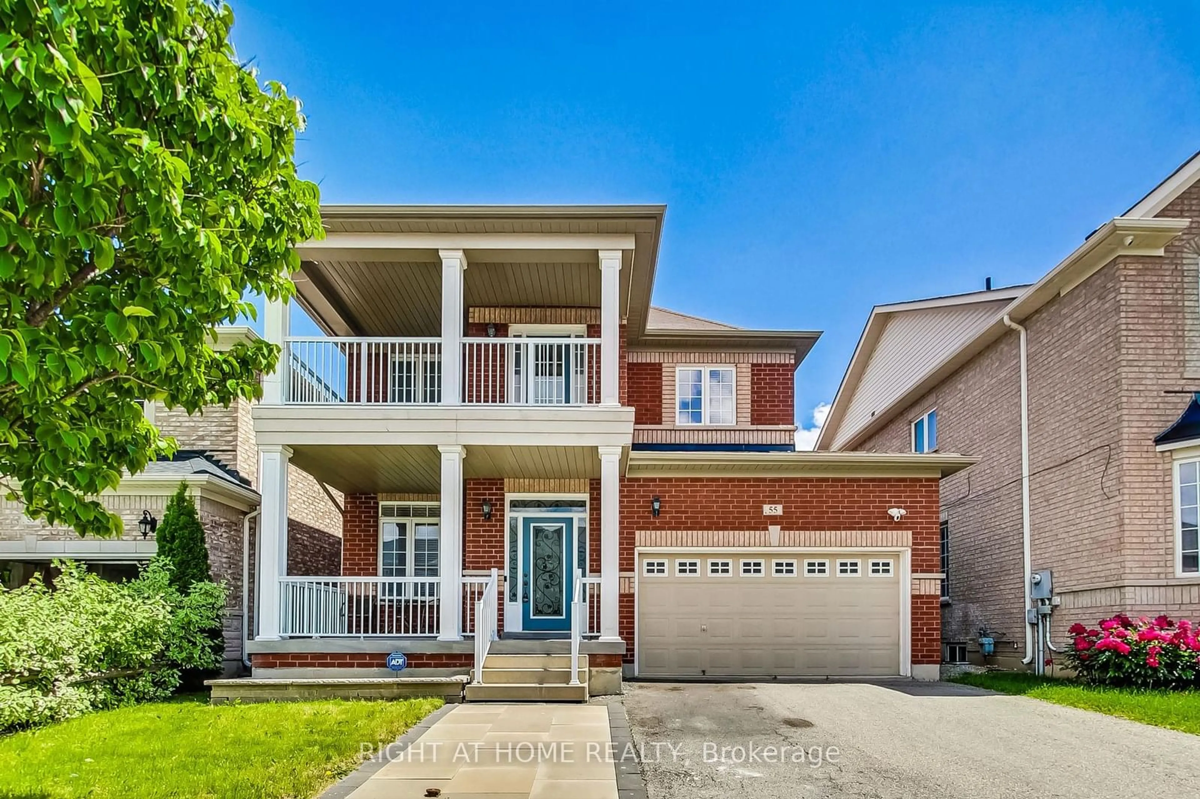 Frontside or backside of a home for 55 Begonia Cres, Brampton Ontario L7A 0M7