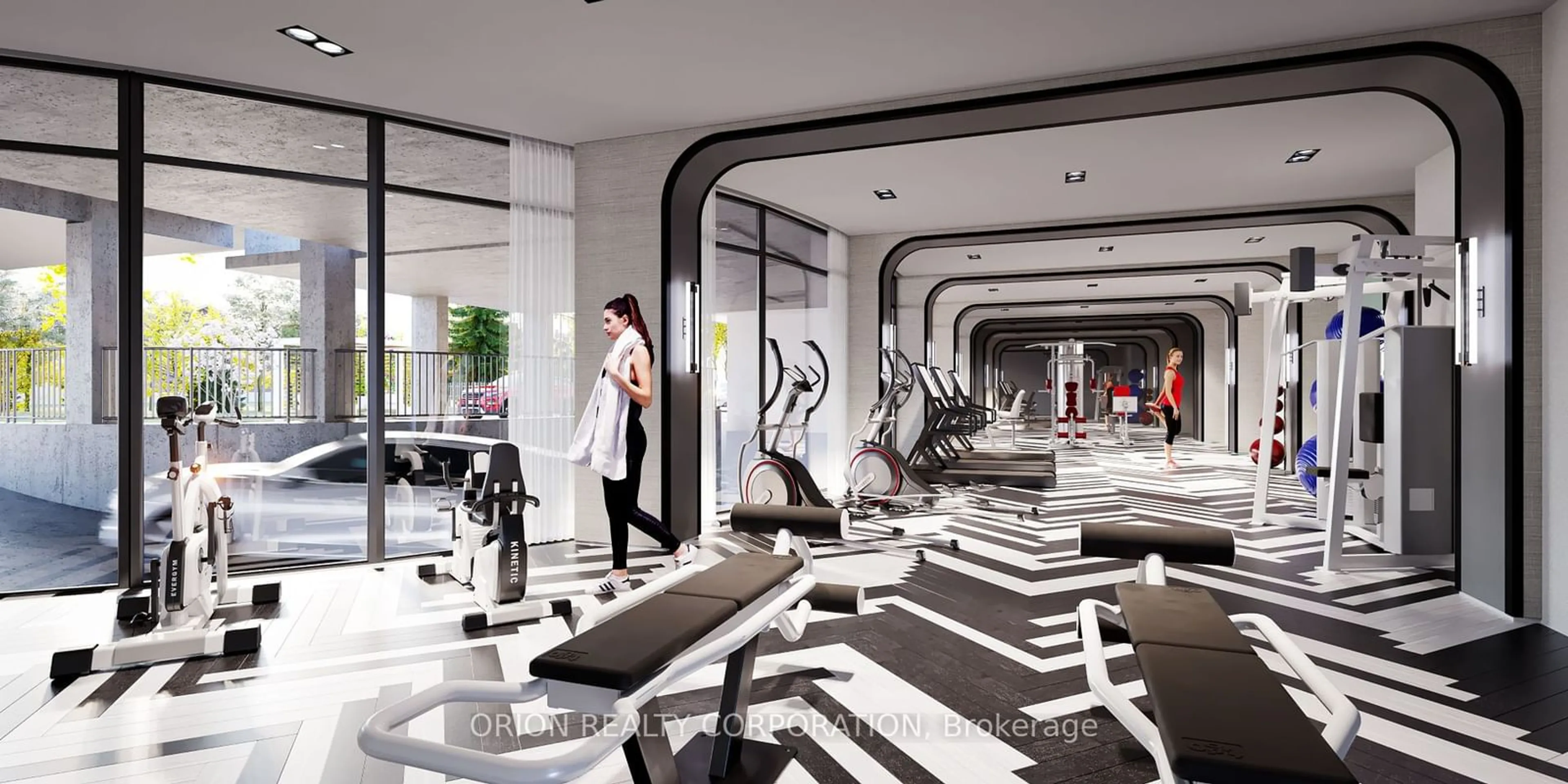 Gym or fitness room for 556 Marlee Ave #807, Toronto Ontario M6B 0B1