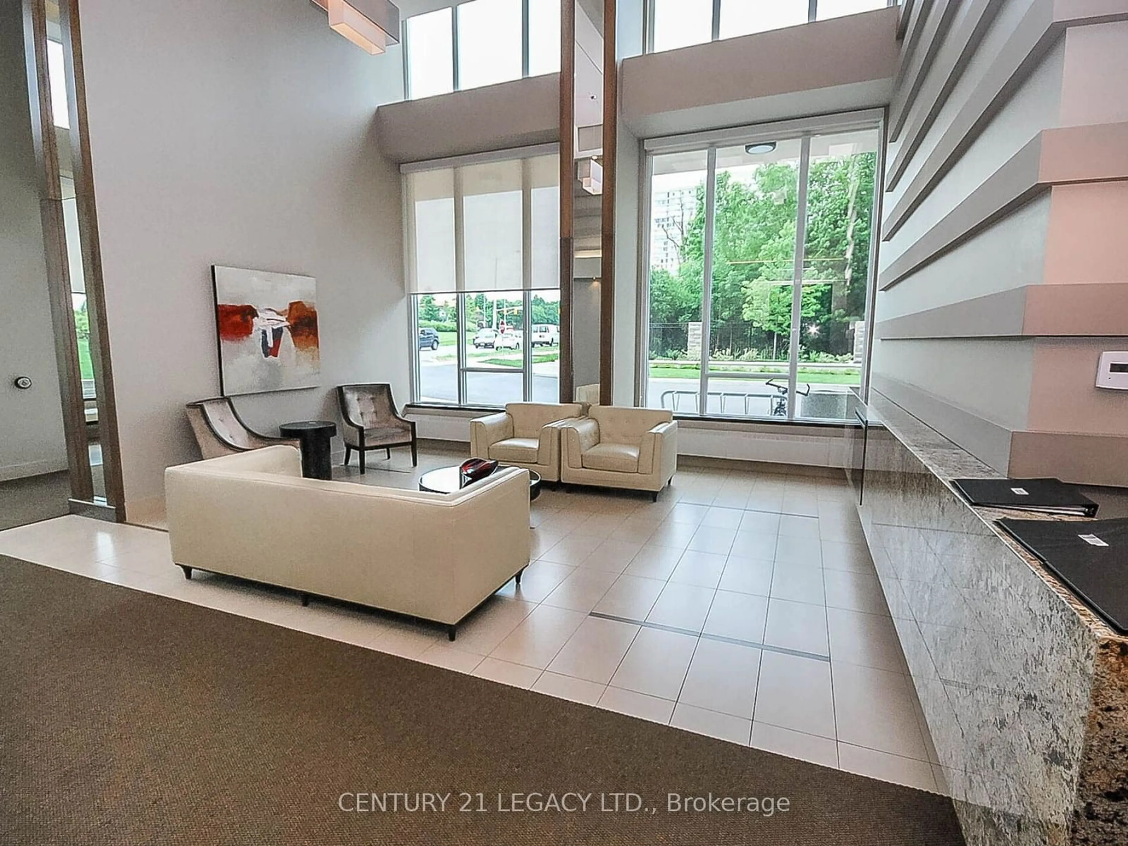 Indoor lobby for 3525 Kariya Dr #808, Mississauga Ontario L5B 0C2