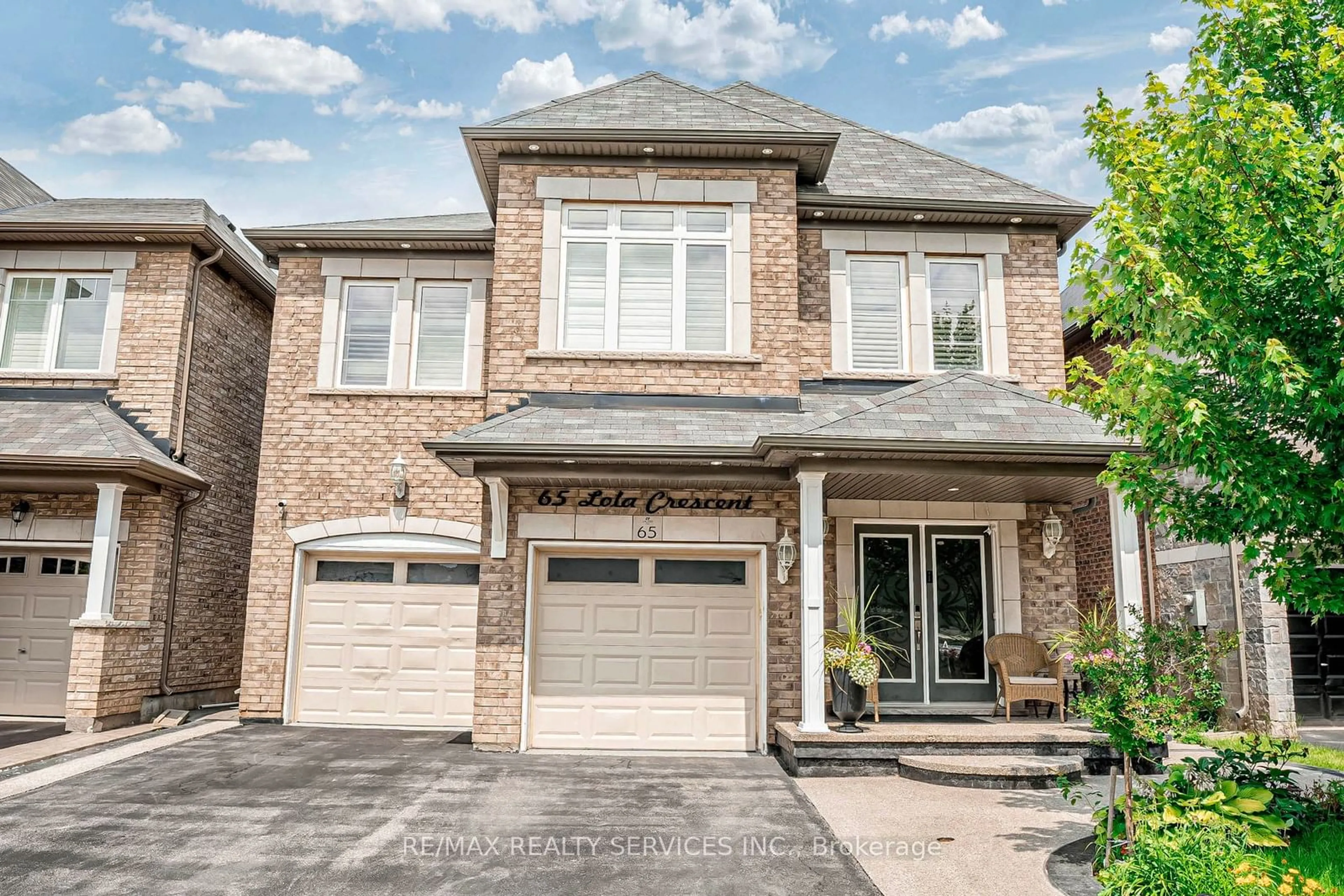 Home with brick exterior material for 65 Lola Cres, Brampton Ontario L7A 4J8