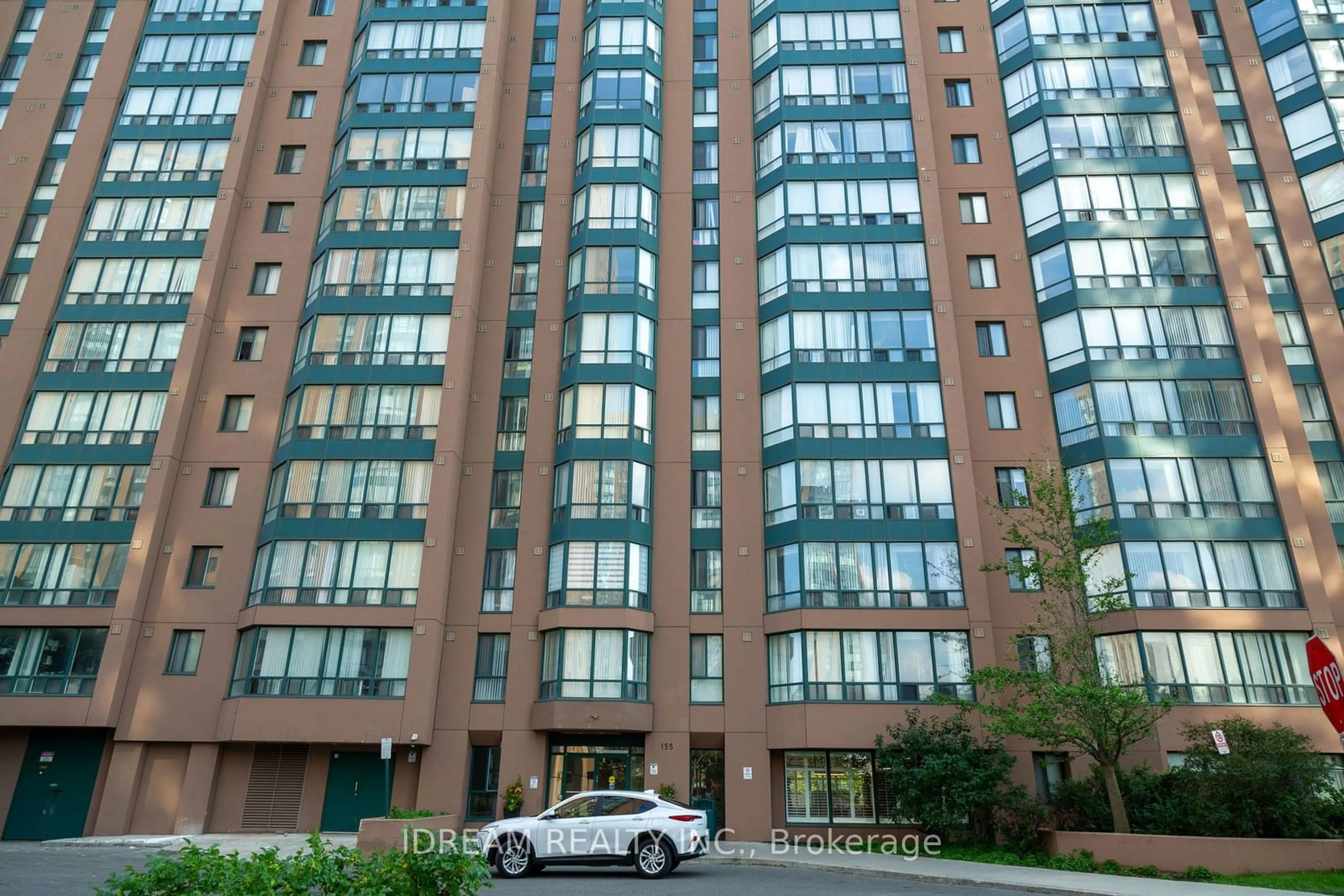 A pic from exterior of the house or condo for 155 Hillcrest Ave #215, Mississauga Ontario L5B 3Z2