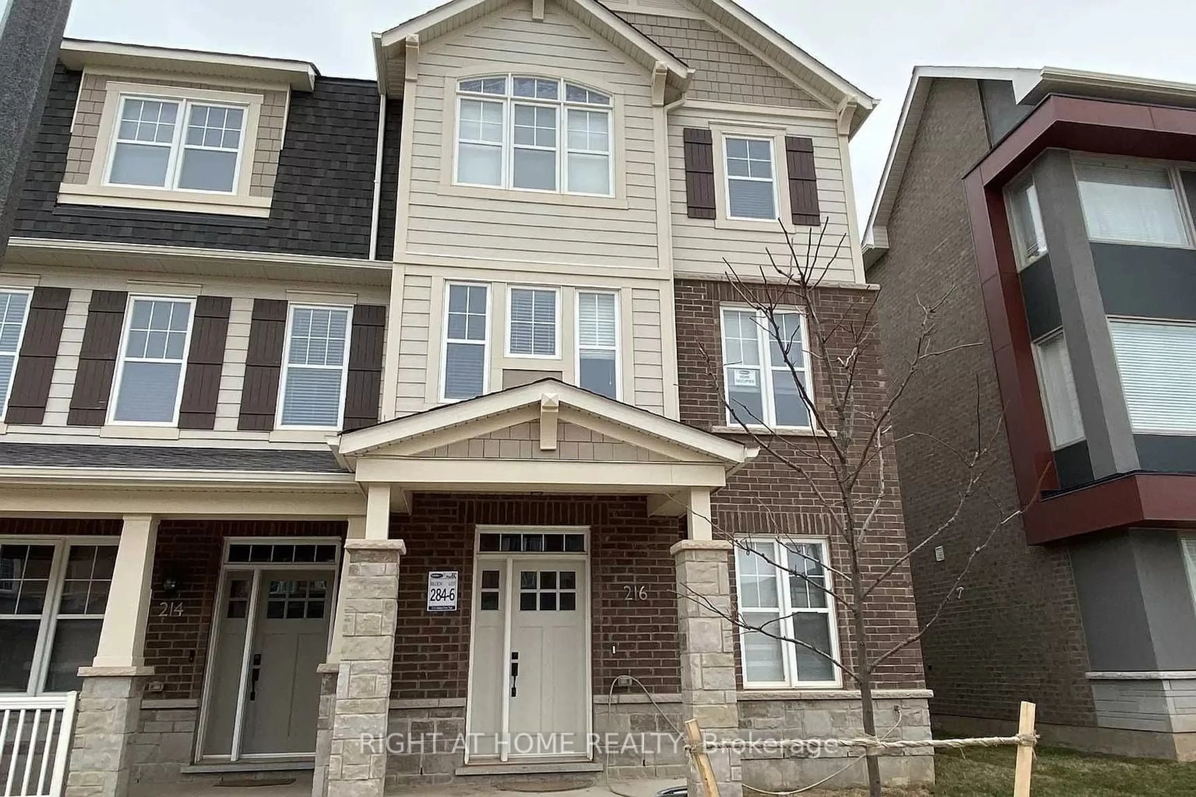 A pic from exterior of the house or condo for 216 Harold Dent Tr, Oakville Ontario L6M 0X3