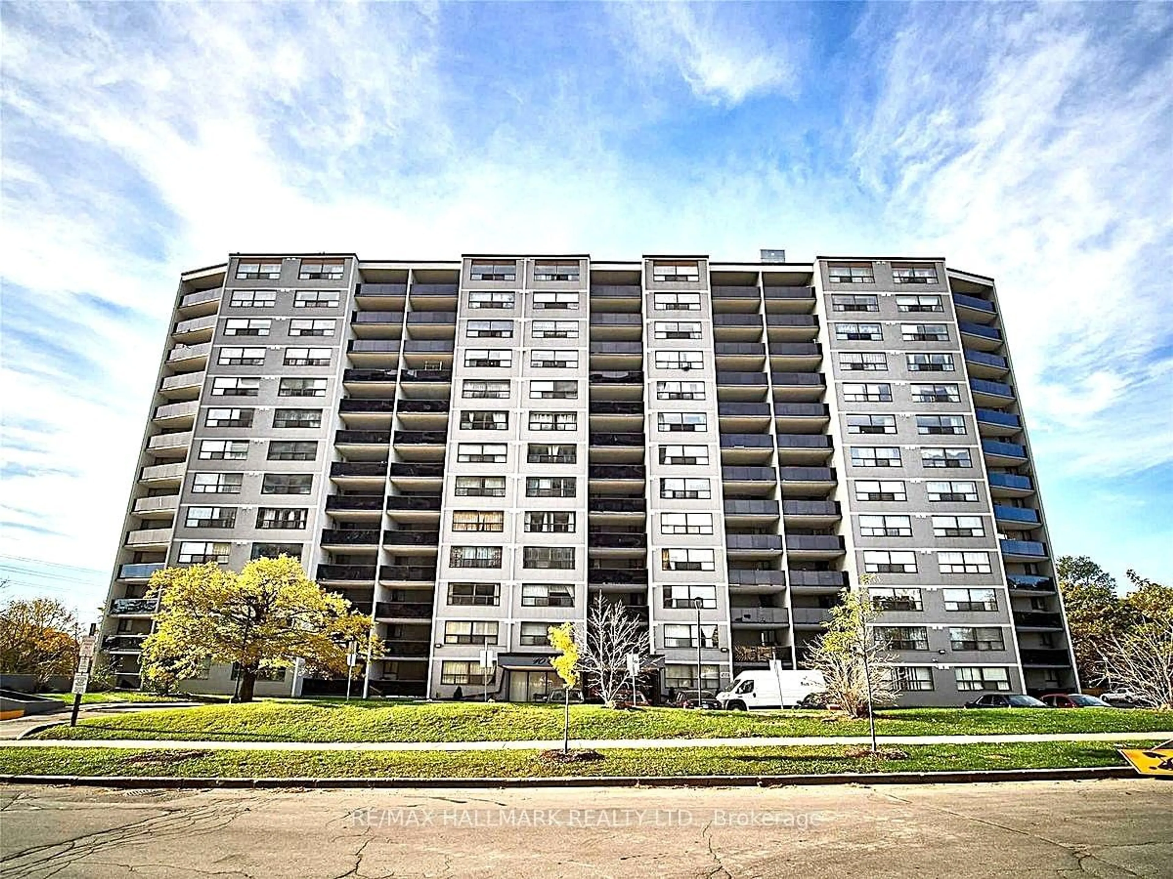 A pic from exterior of the house or condo for 10 TOBERMORY Dr #206, Toronto Ontario M3N 2Y5