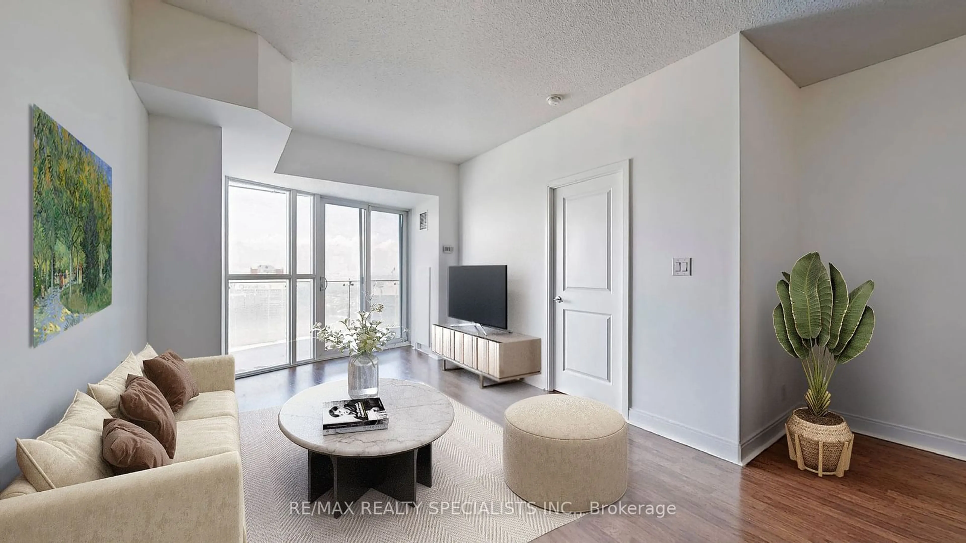 Living room for 50 Absolute Ave #2610, Mississauga Ontario L4Z 0A8