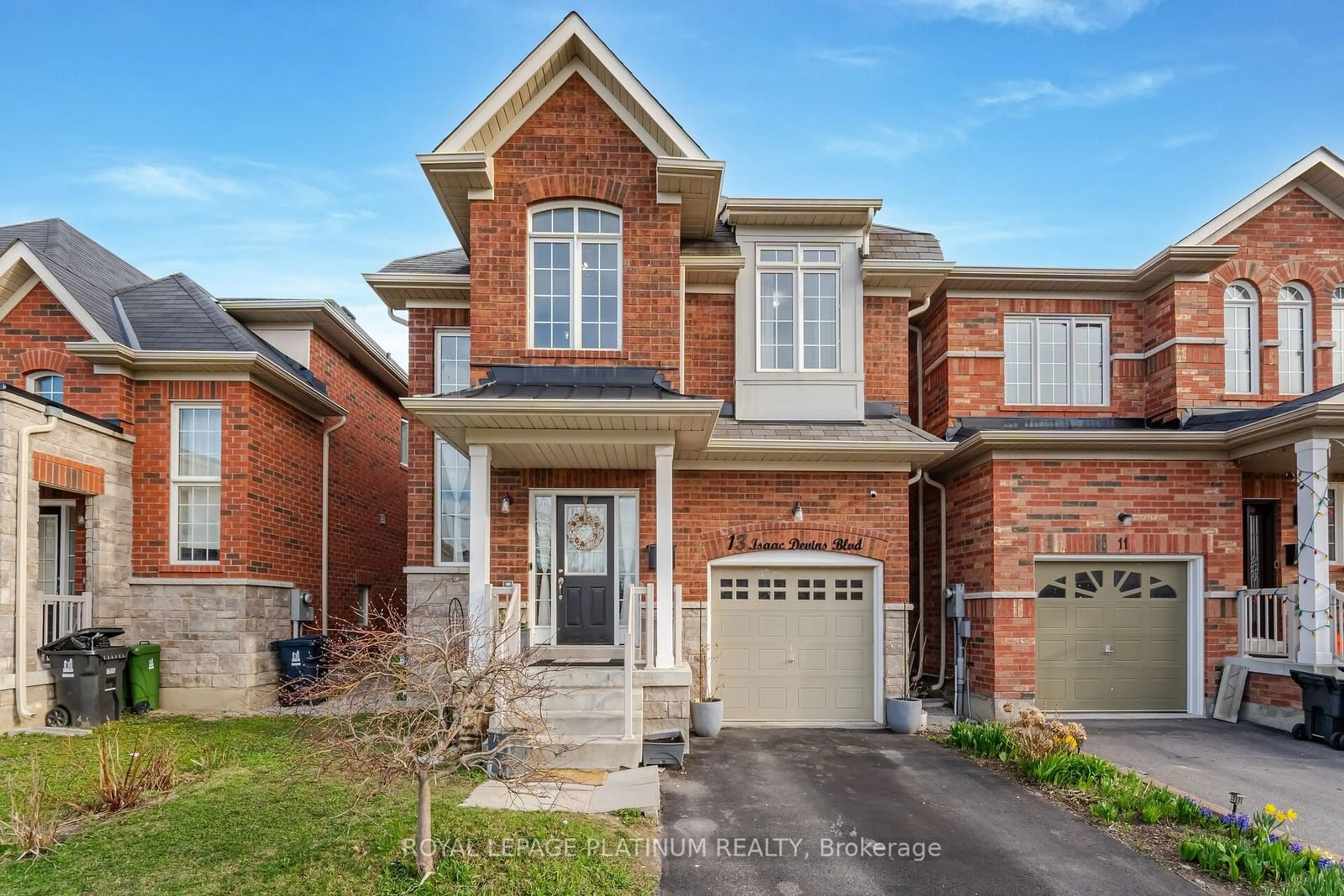 Home with brick exterior material for 13 Isaac Devins Blvd, Toronto Ontario M9M 0C7