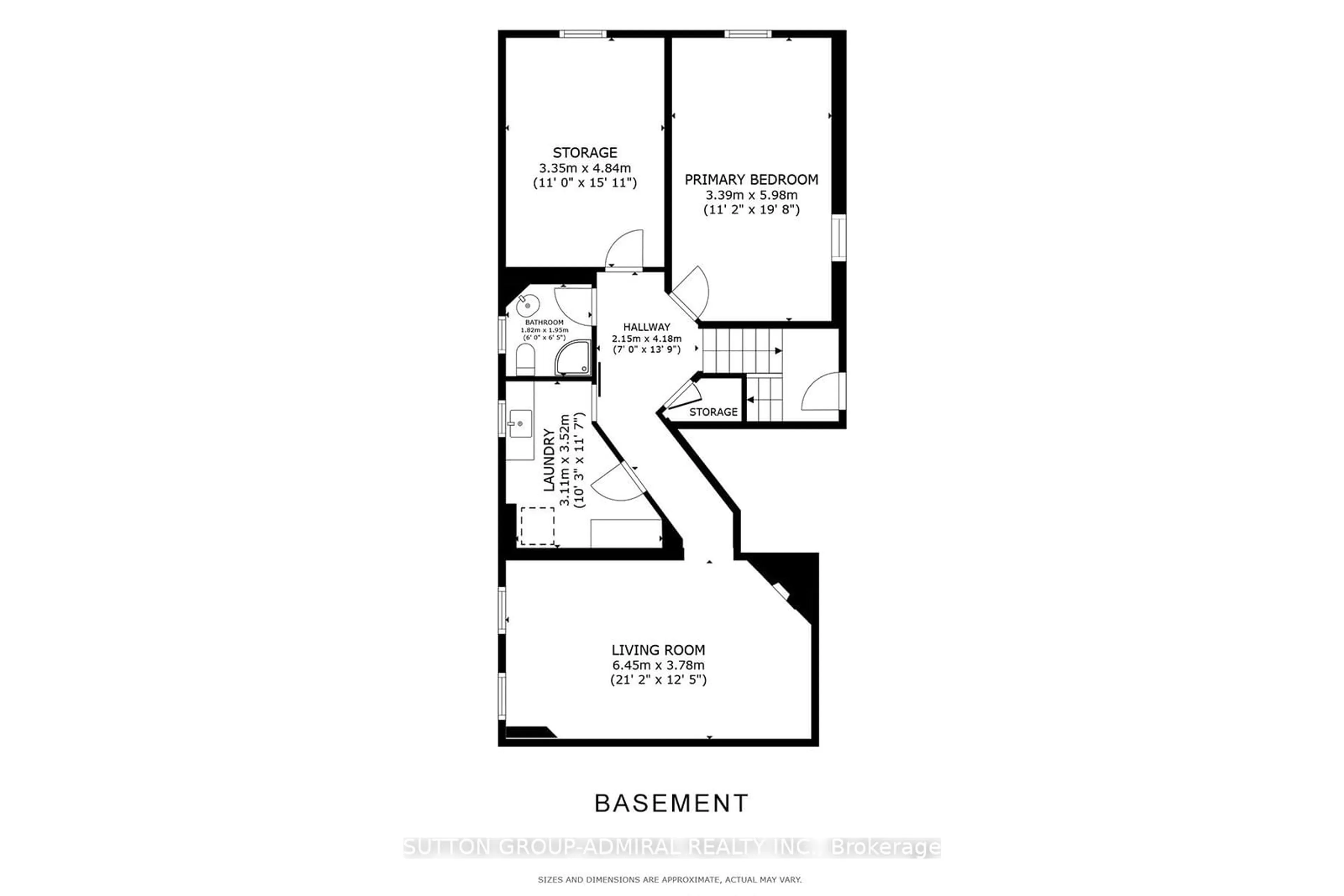 Floor plan for 43 Merrygale Cres, Toronto Ontario M9B 5N9