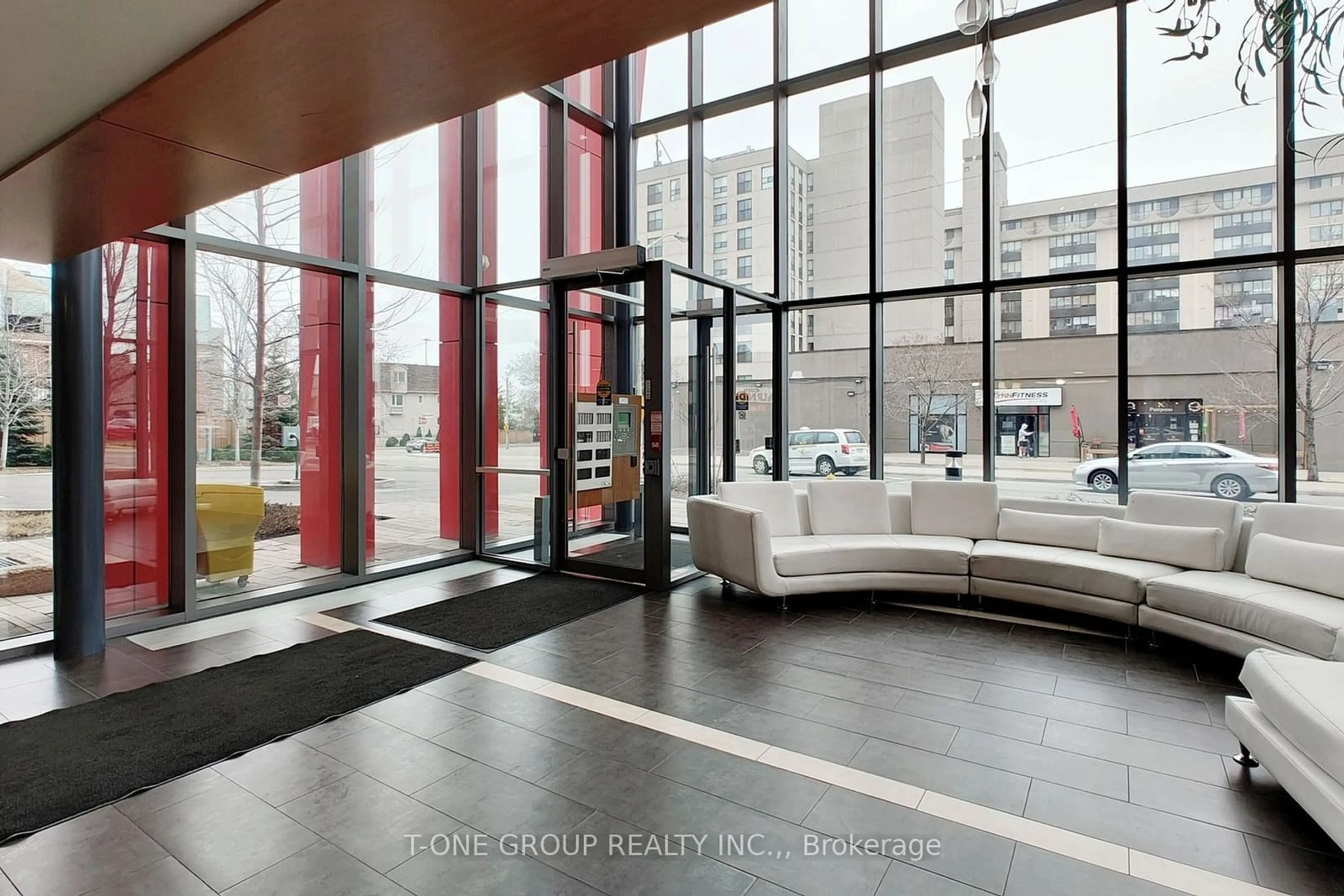 Indoor lobby for 15 James Finlay Way #604, Toronto Ontario M3M 0B3
