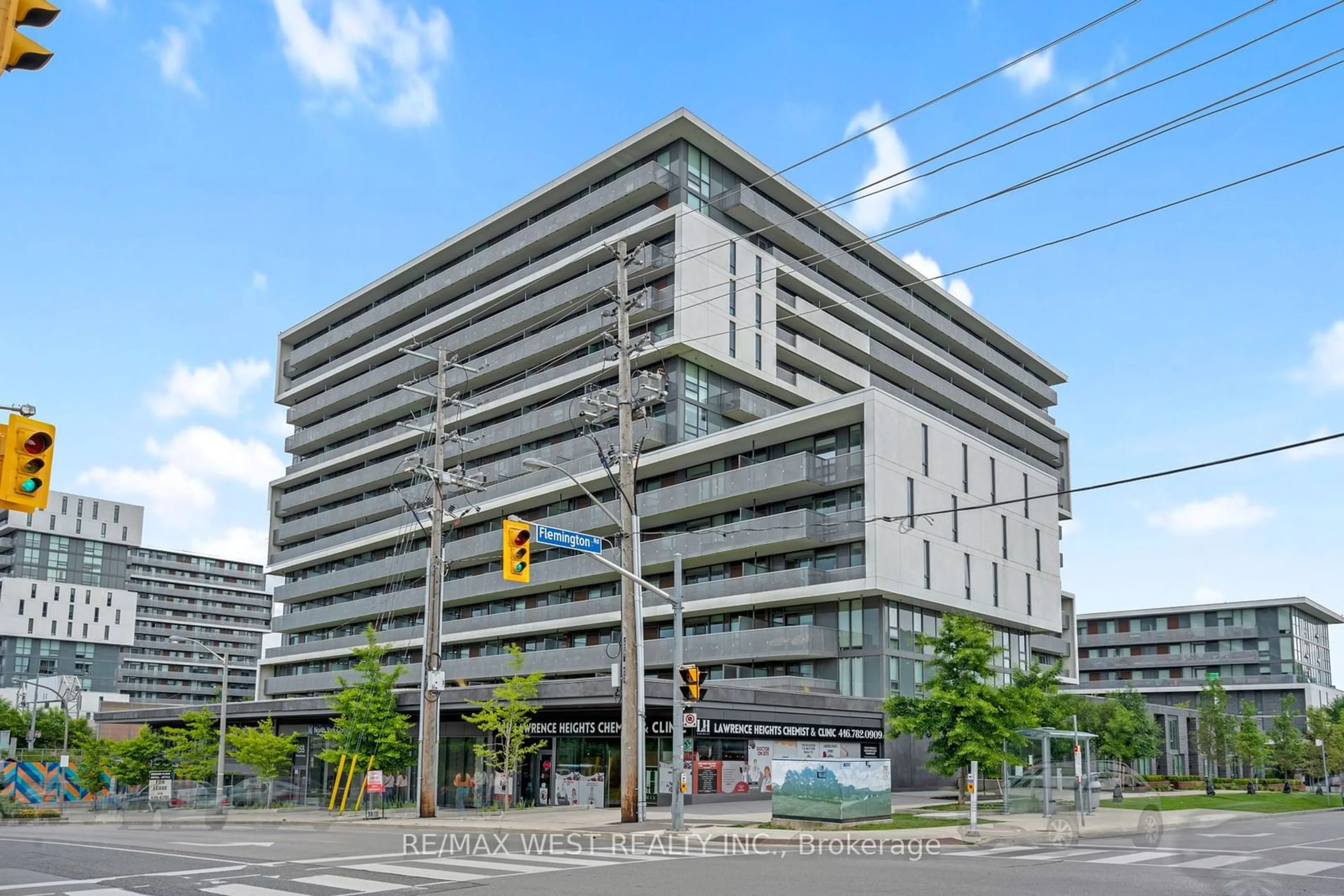 Outside view for 160 Flemington Rd #614, Toronto Ontario M6A 1N6